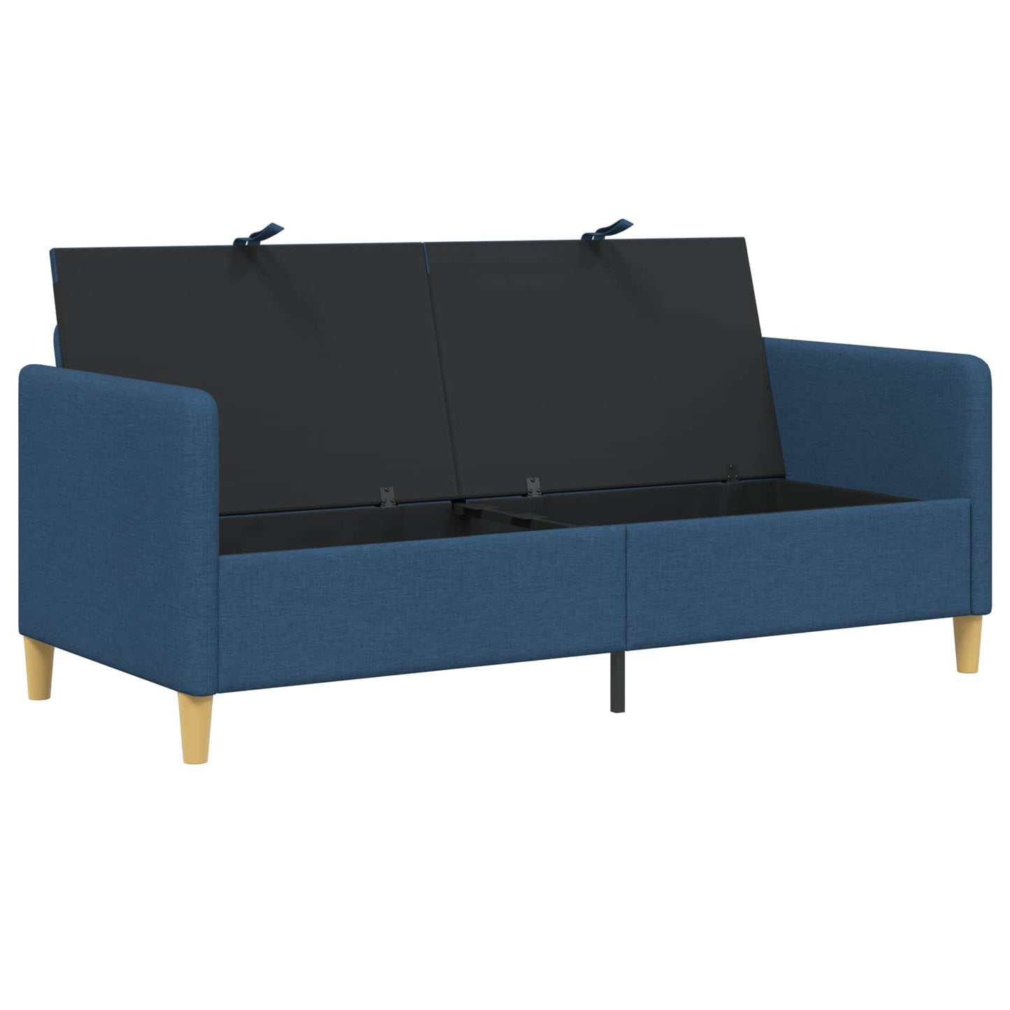 vidaXL Καναπές με Αποθήκευση Μπλε 172 x 78 x 87 εκ Πολυεστέρας