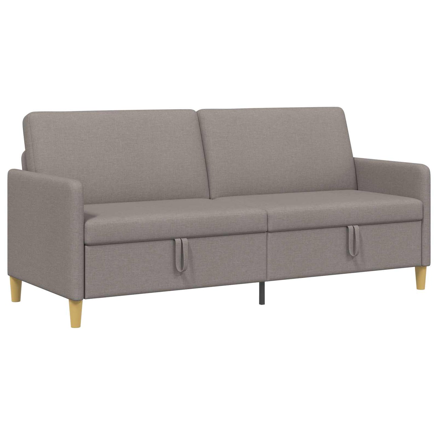 vidaXL Καναπές με Αποθήκευση Taupe 192 x 78 x 87 εκ. Πολυεστέρας