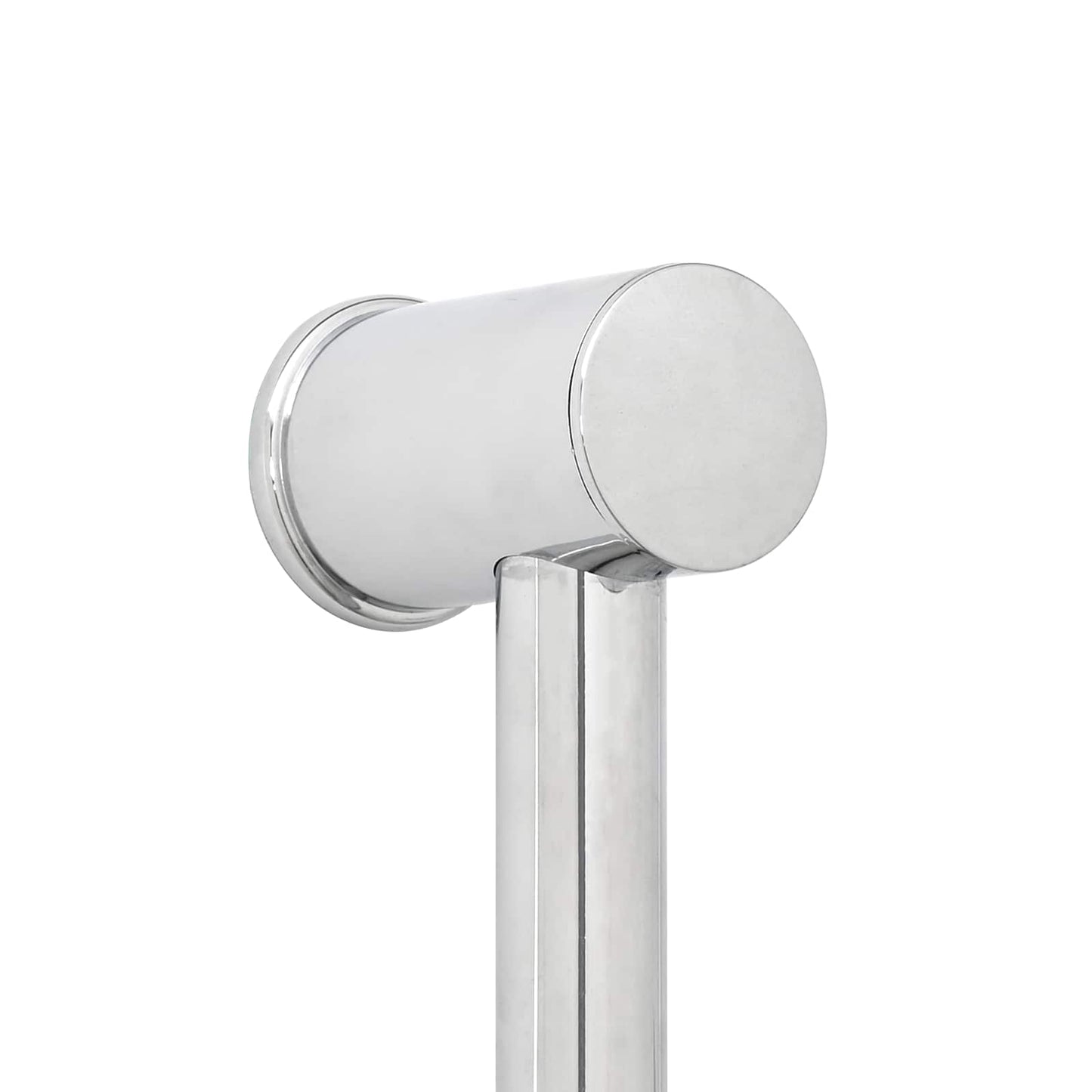 vidaXL Βάση Κεφαλής Ντους Χρωμέ 71 cm Ανοξείδωτο Ατσάλι