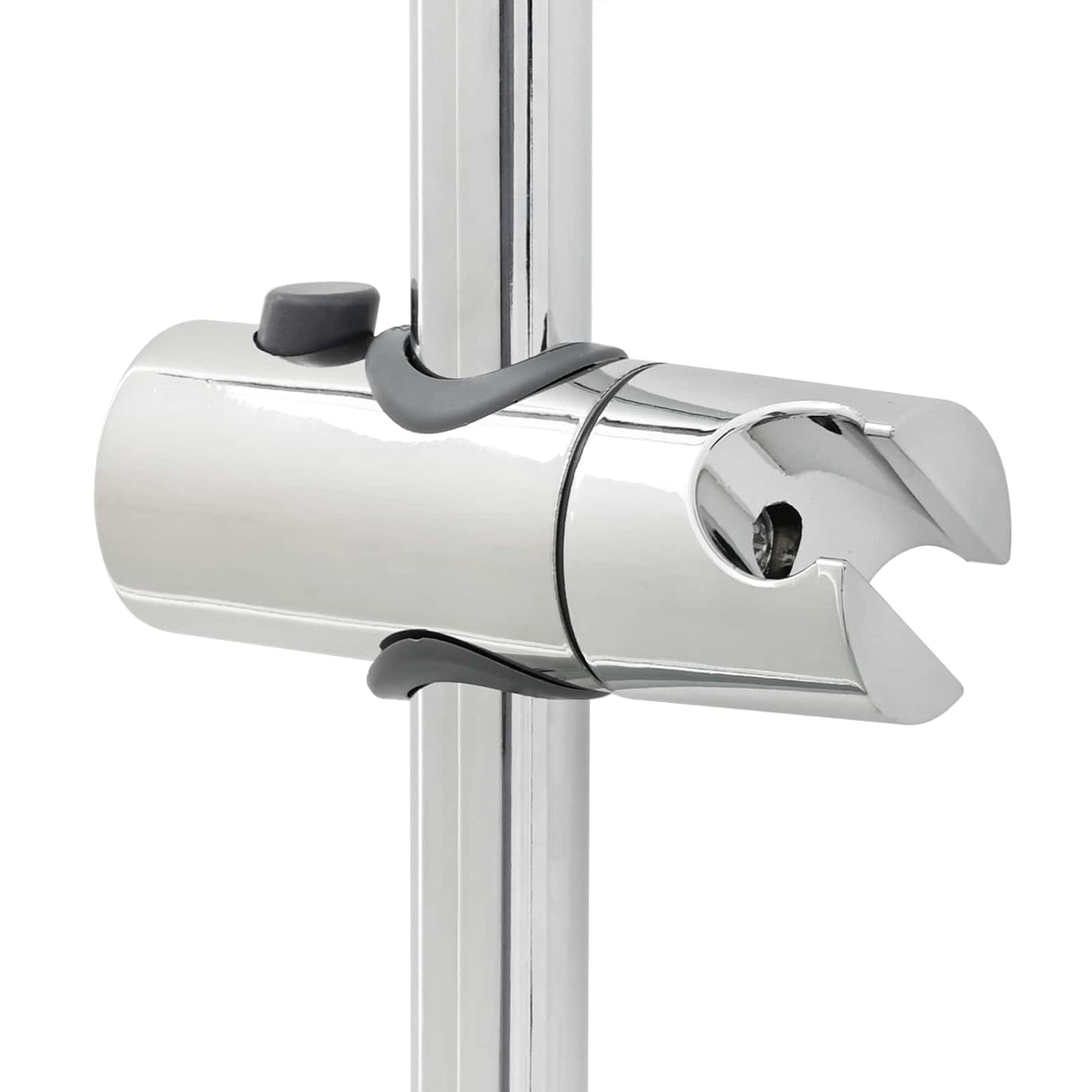 vidaXL Βάση Κεφαλής Ντους Χρωμέ 71 cm Ανοξείδωτο Ατσάλι