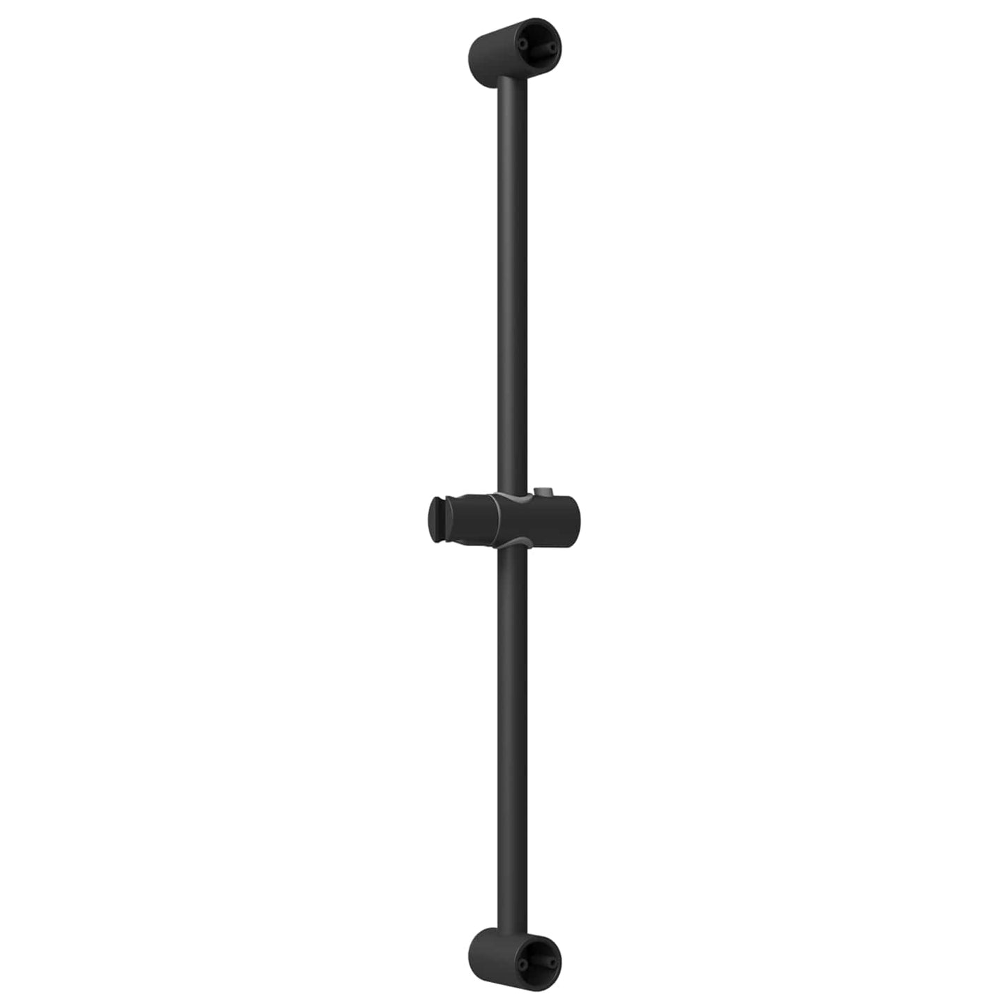 vidaXL Βάση Κεφαλής Ντους Μαύρο 71 cm Ανοξείδωτο Ατσάλι