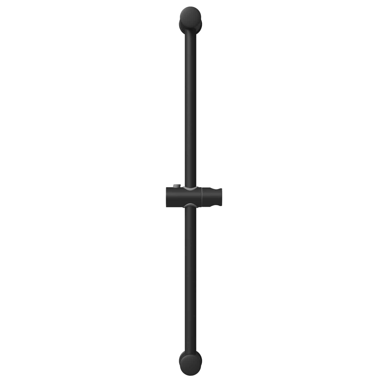 vidaXL Βάση Κεφαλής Ντους Μαύρο 71 cm Ανοξείδωτο Ατσάλι