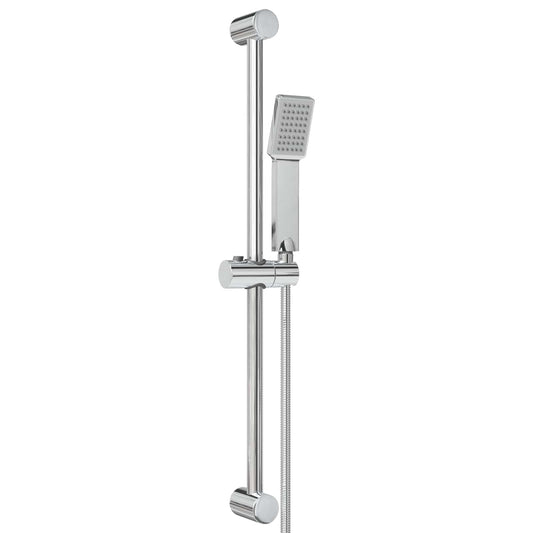 vidaXL Σετ Συστήματος Ντουζιέρας Χρωμέ 70 cm Ανοξείδωτο Ατσάλι