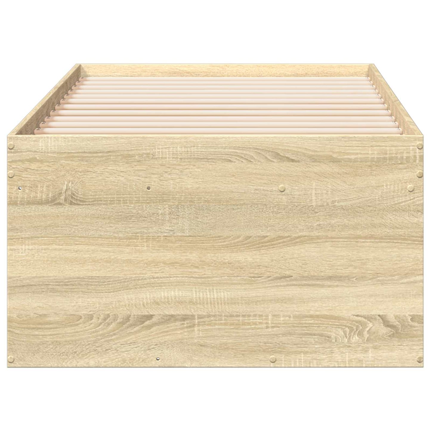 vidaXL Σκελετός κρεβατιού με αποθήκευση Sonoma Δρυς 80 x 200 cm
