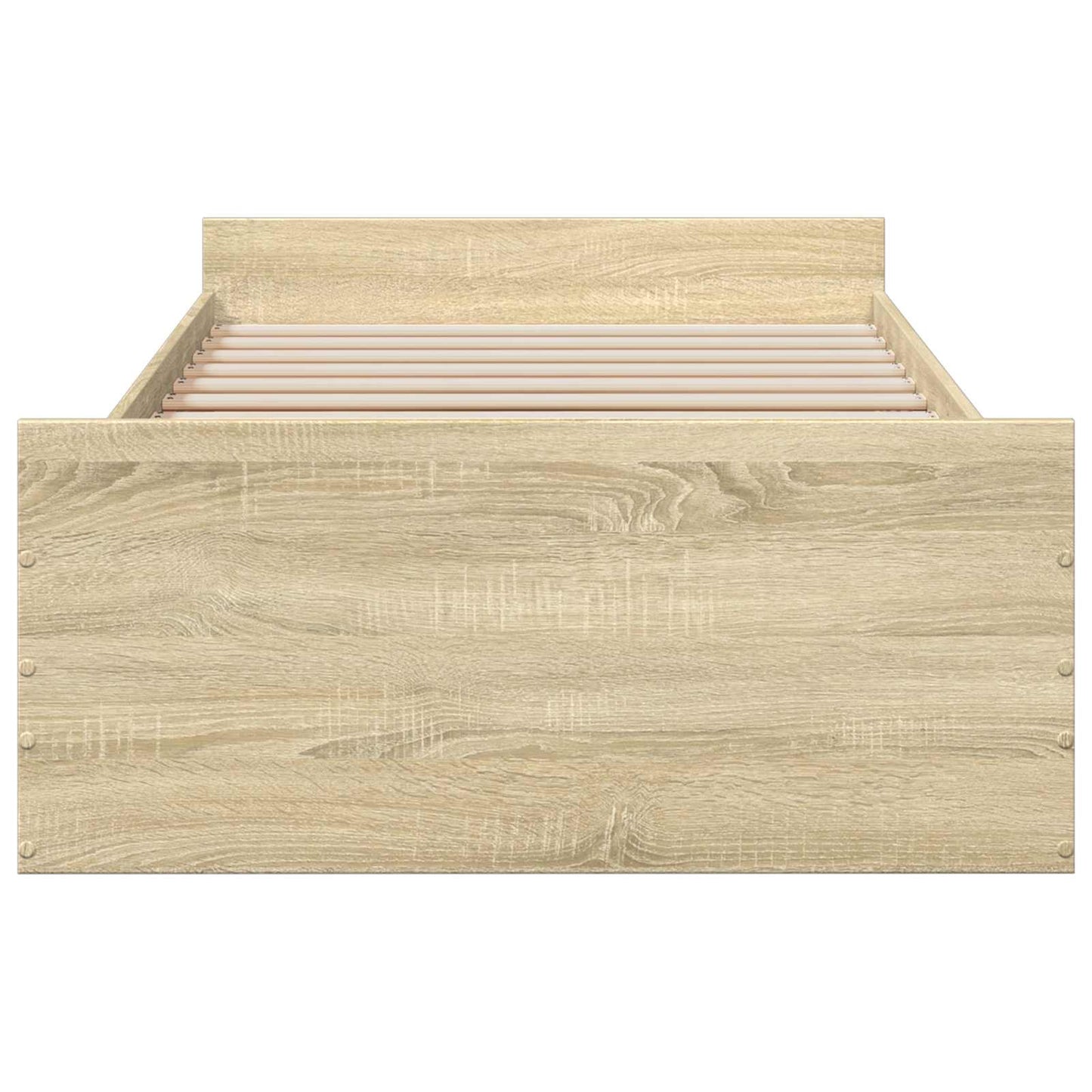 vidaXL Σκελετός κρεβατιού με αποθήκευση Sonoma Δρυς 80 x 200 cm