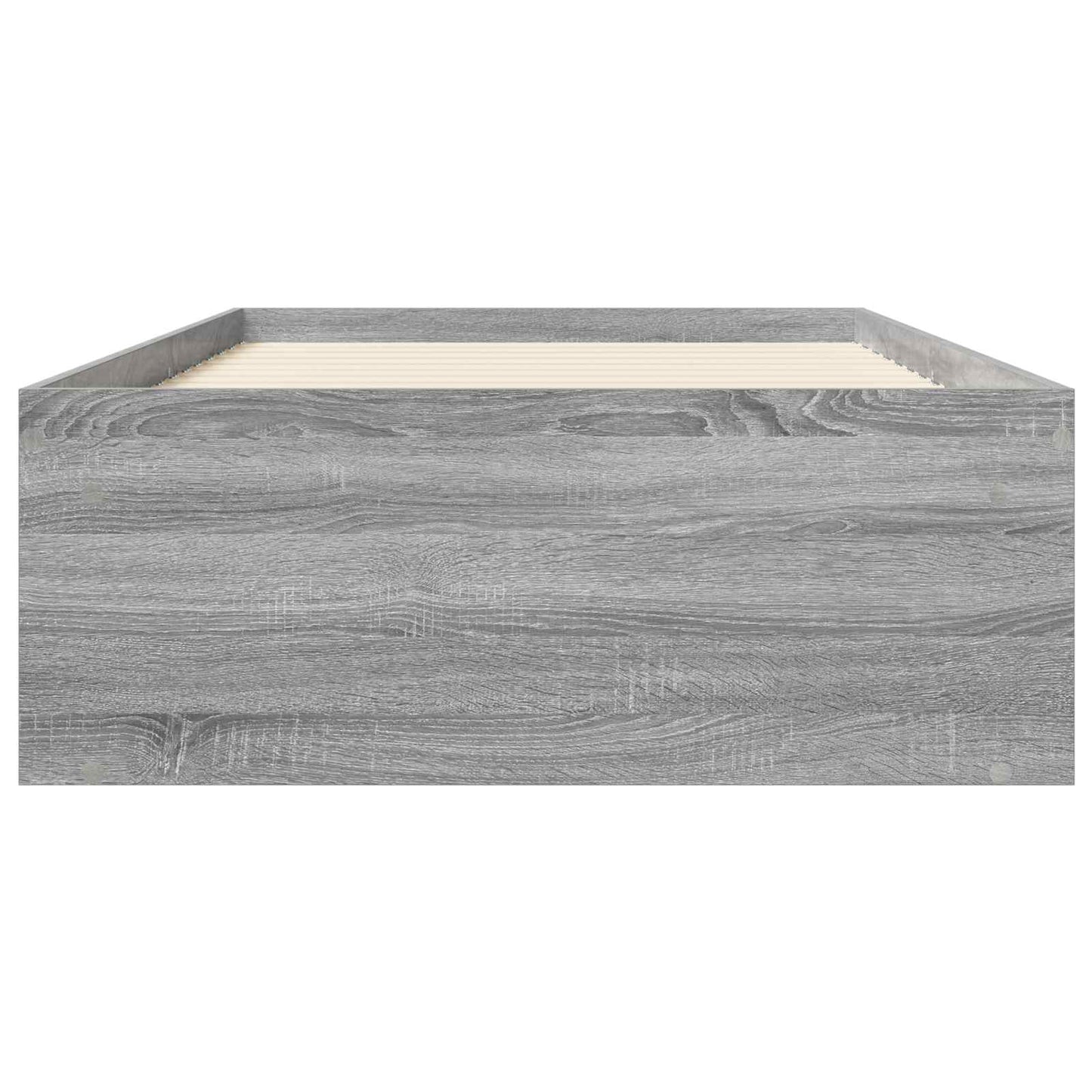 vidaXL Σκελετός κρεβατιού με αποθήκευση Γκρι Sonoma 80 x 200 cm