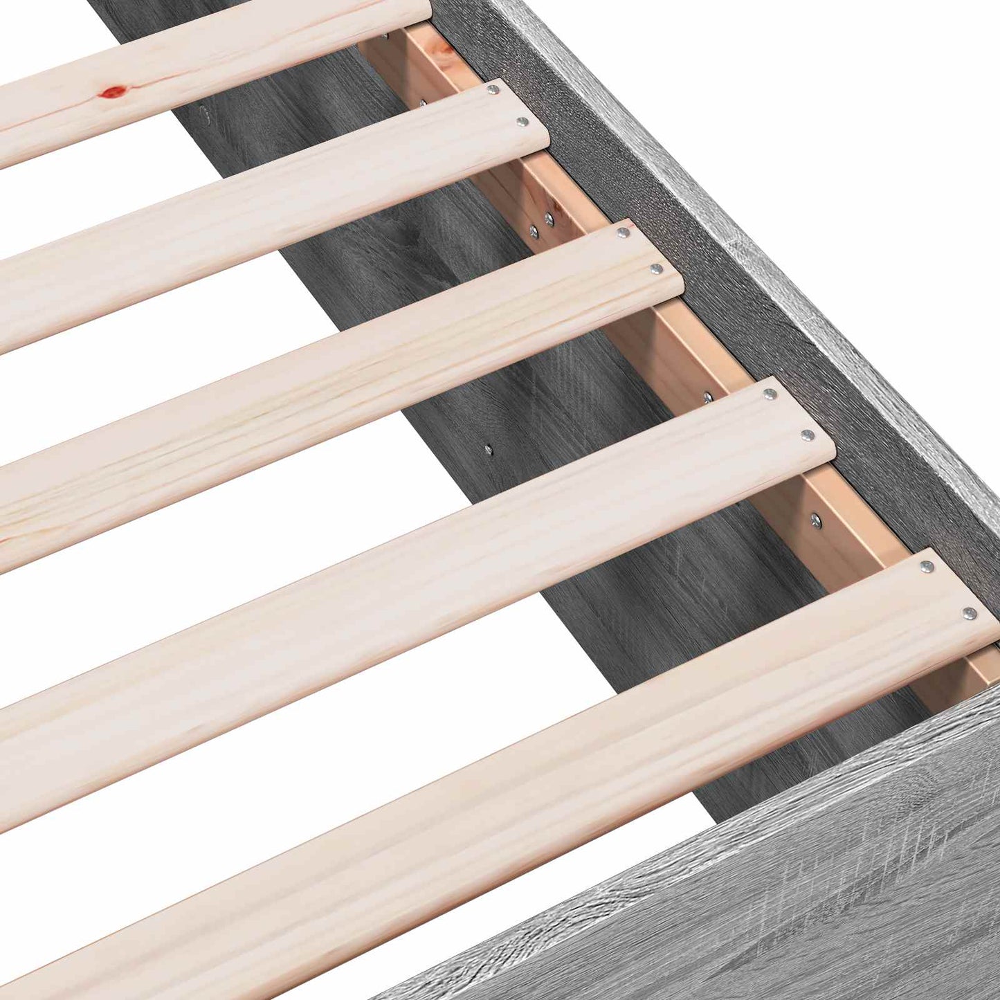 vidaXL Κρεβάτι δαπέδου Γκρι Σκυροδέματος 80 x 200 cm