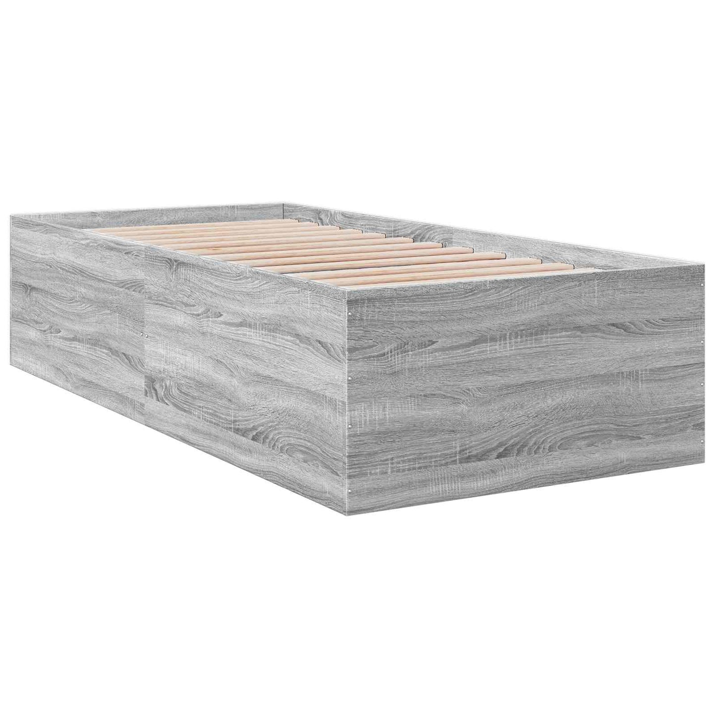 vidaXL Κρεβάτι δαπέδου Γκρι Σκυροδέματος 80 x 200 cm