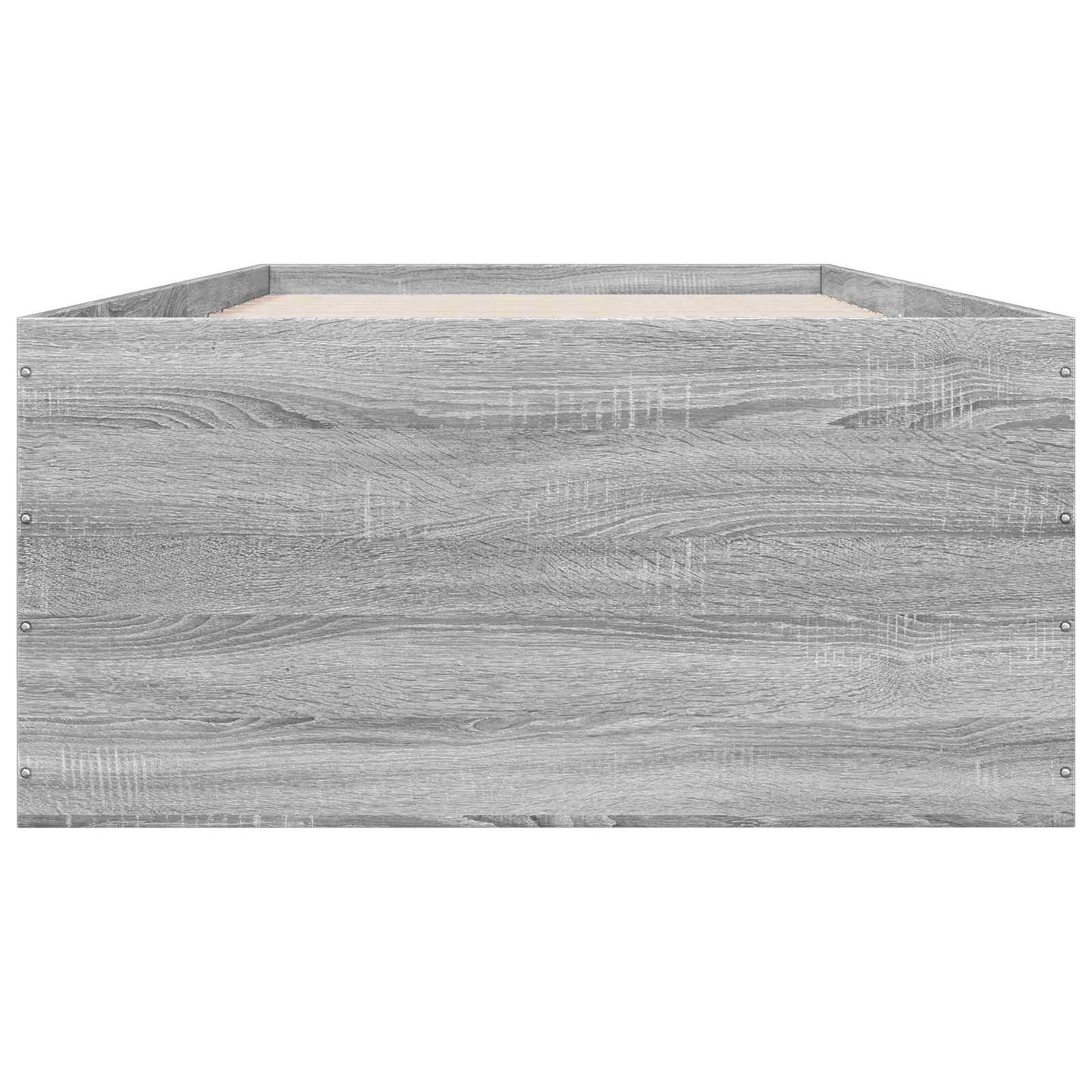 vidaXL Κρεβάτι δαπέδου Γκρι Σκυροδέματος 80 x 200 cm