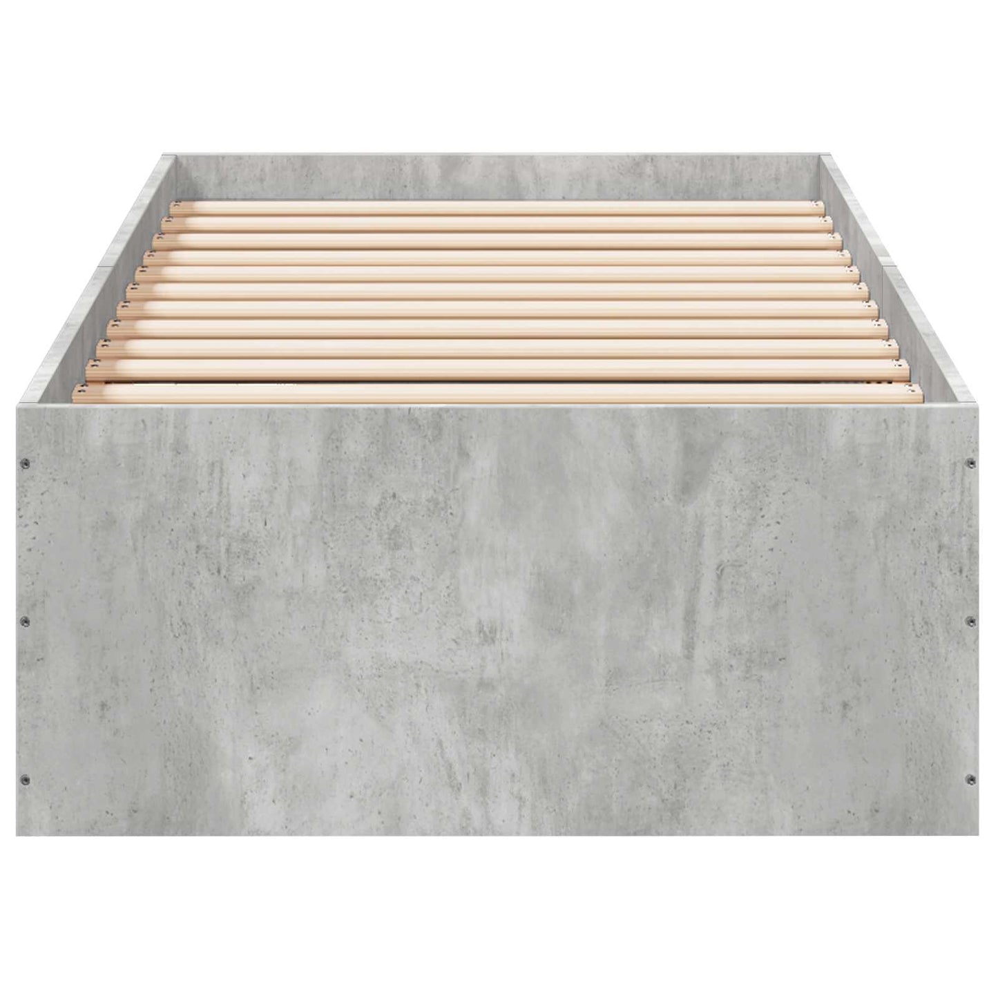vidaXL Κρεβάτι δαπέδου Γκρι Σκυροδέματος 80 x 200 cm