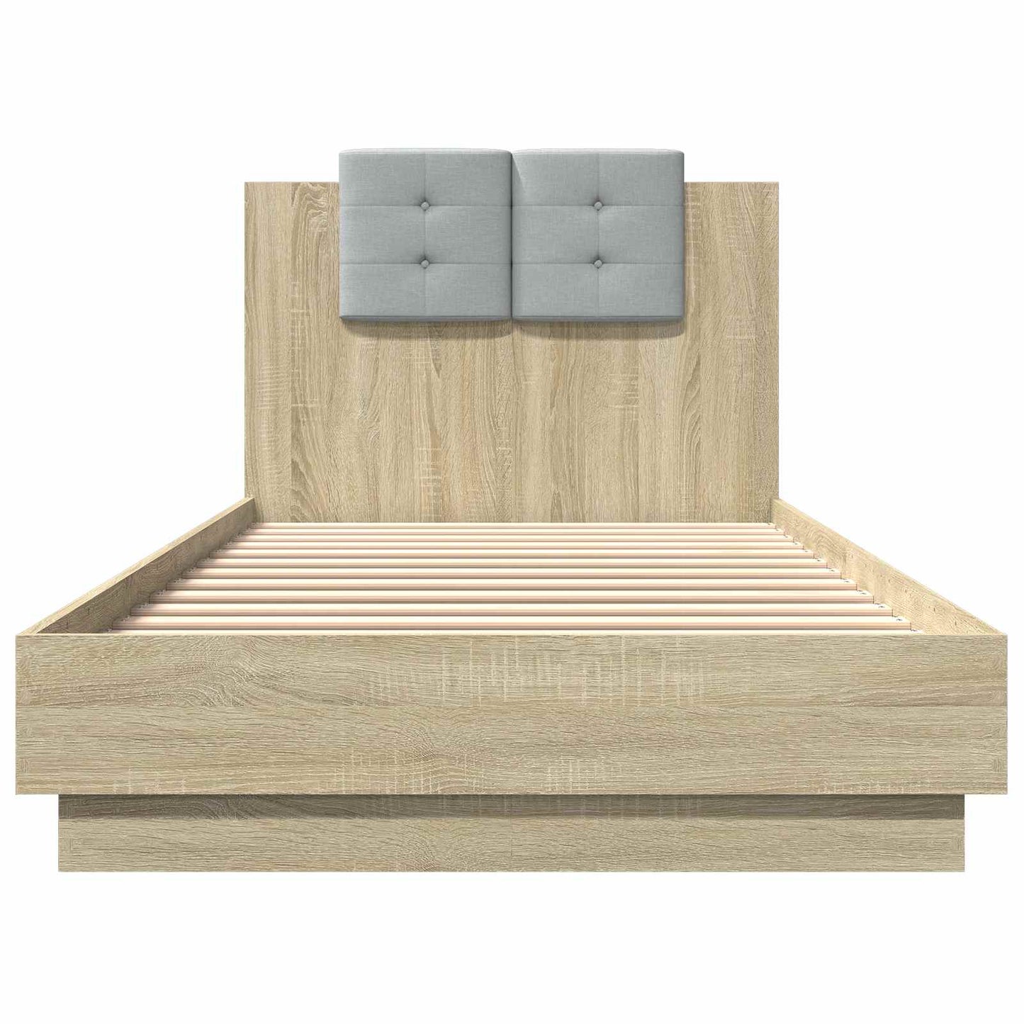 vidaXL Κρεβάτι με Κεφαλάρι Sonoma Δρυς 80 x 200 cm Επεξεργασμένο Ξύλο