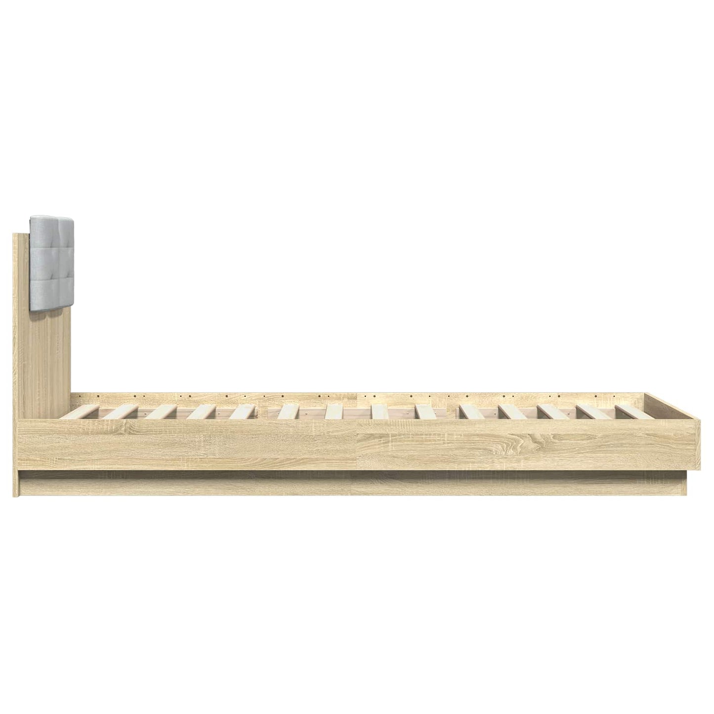 vidaXL Κρεβάτι με Κεφαλάρι Sonoma Δρυς 80 x 200 cm Επεξεργασμένο Ξύλο