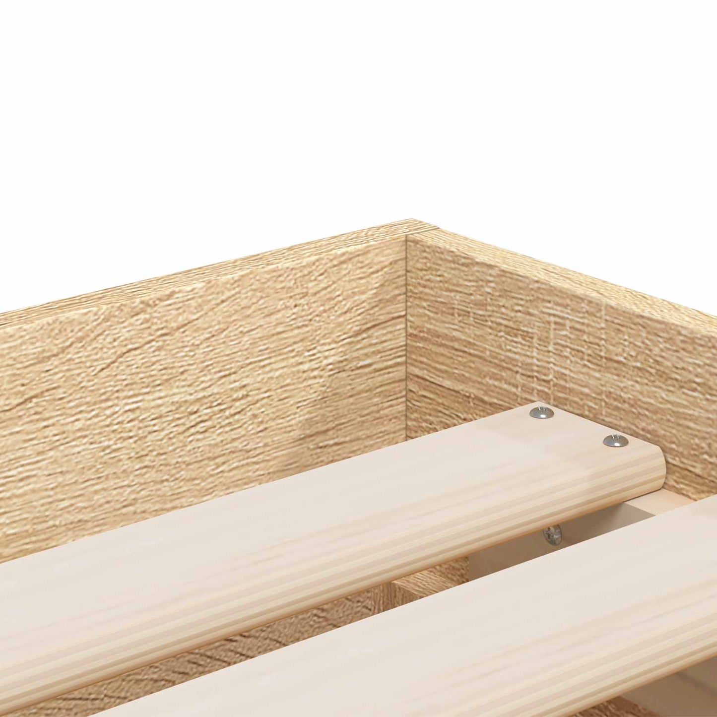 vidaXL Σκελετός κρεβατιού με αποθήκευση Sonoma Δρυς 80 x 200 cm