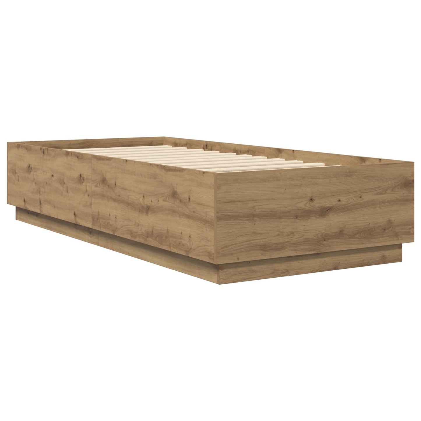 vidaXL Σκελετός Κρεβατιού Artisian Δρυς 80 x 200 cm Επεξεργασμένο Ξύλο