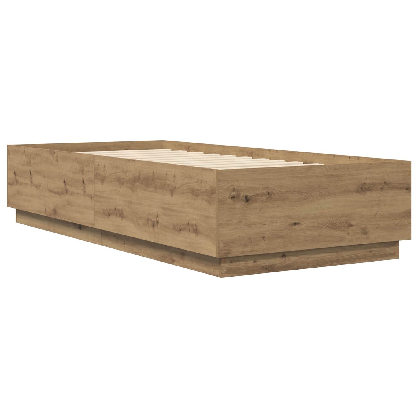 vidaXL Σκελετός Κρεβατιού Artisian Δρυς 80 x 200 cm Επεξεργασμένο Ξύλο