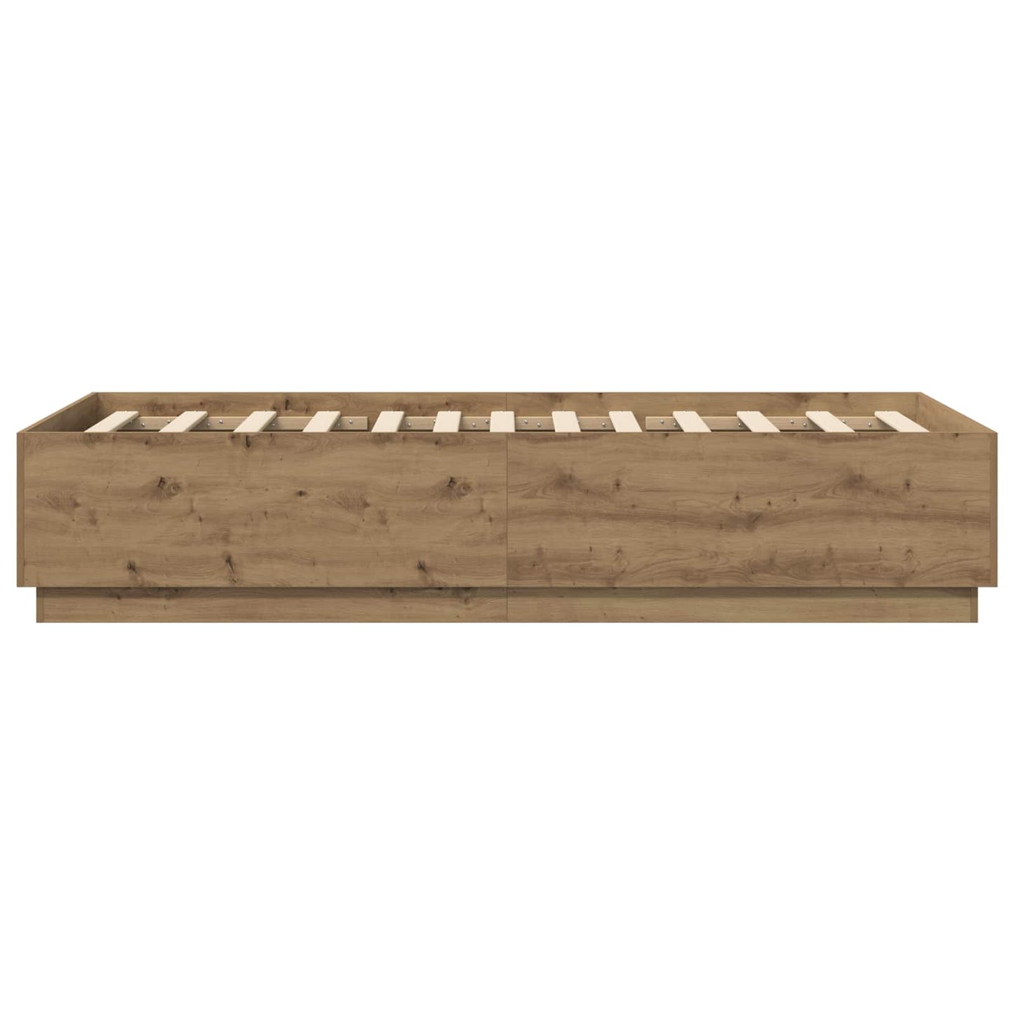 vidaXL Σκελετός Κρεβατιού Artisian Δρυς 80 x 200 cm Επεξεργασμένο Ξύλο