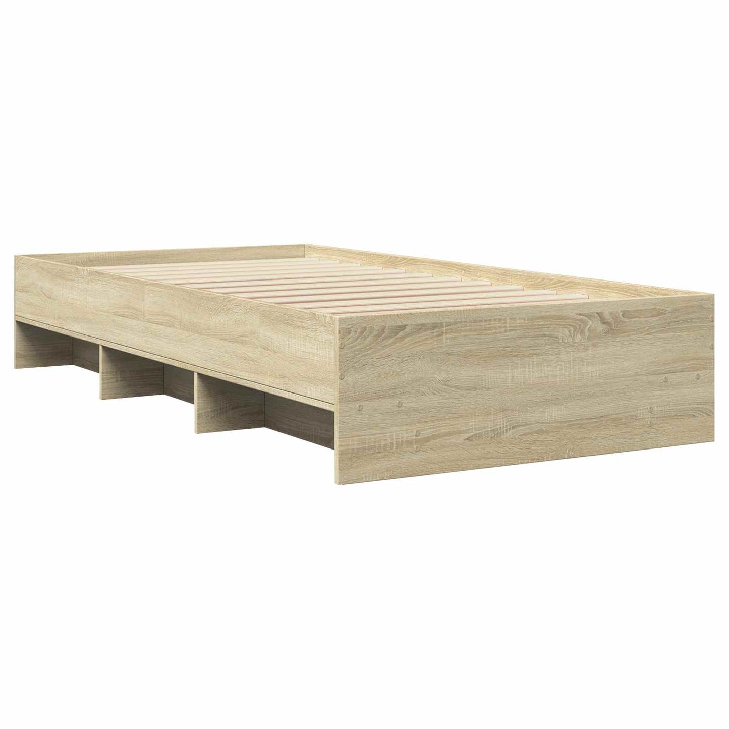 vidaXL Σκελετός Κρεβατιού Sonoma Δρυς 80 x 200 cm Επεξεργασμένο Ξύλο