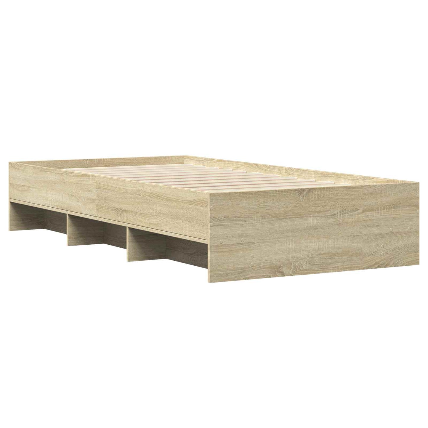 vidaXL Σκελετός Κρεβατιού Sonoma Δρυς 80 x 200 cm Επεξεργασμένο Ξύλο