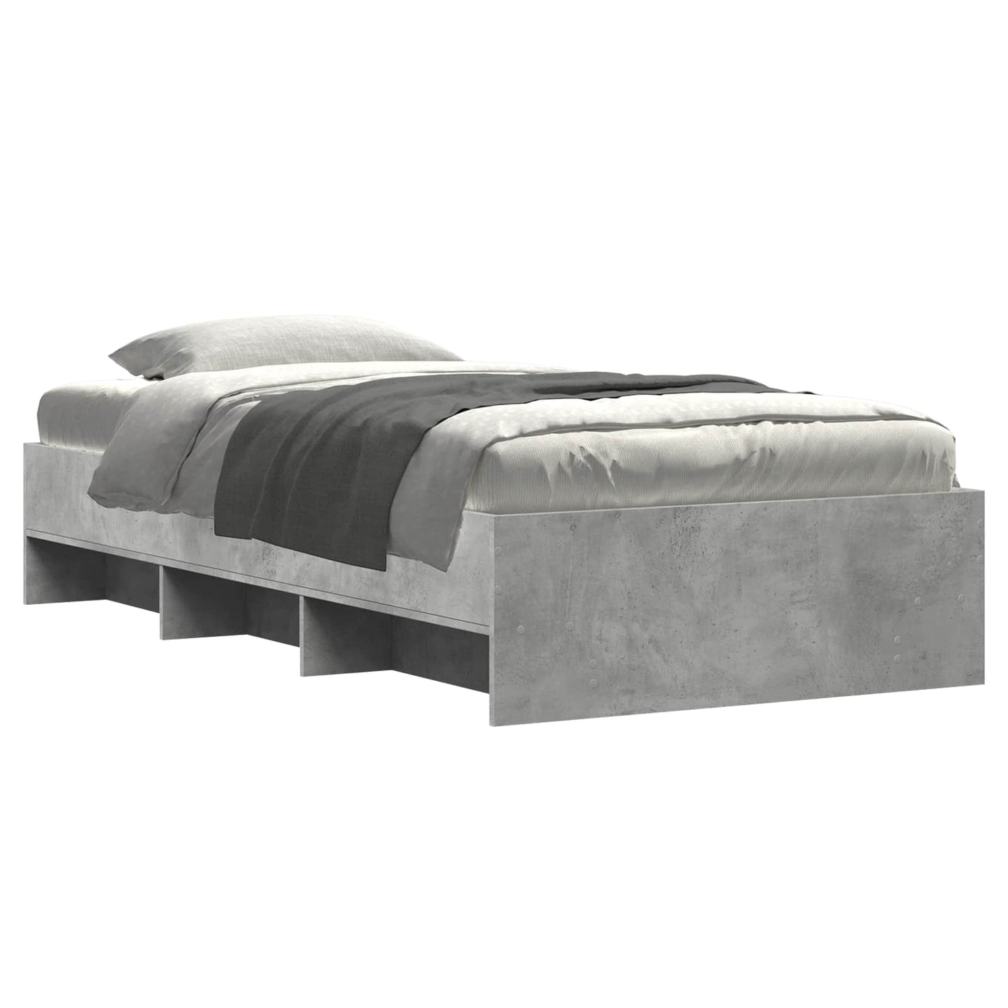 vidaXL Σκελετός Κρεβατιού Γκρι Sonoma 80 x 200 cm Επεξεργασμένο Ξύλο
