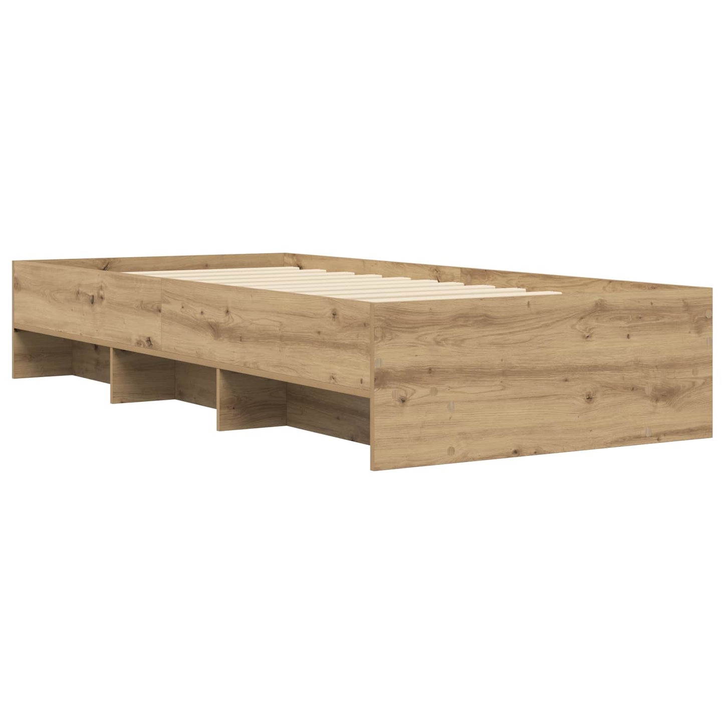 vidaXL Σκελετός Κρεβατιού Artisian Δρυς 80 x 200 cm Επεξεργασμένο Ξύλο