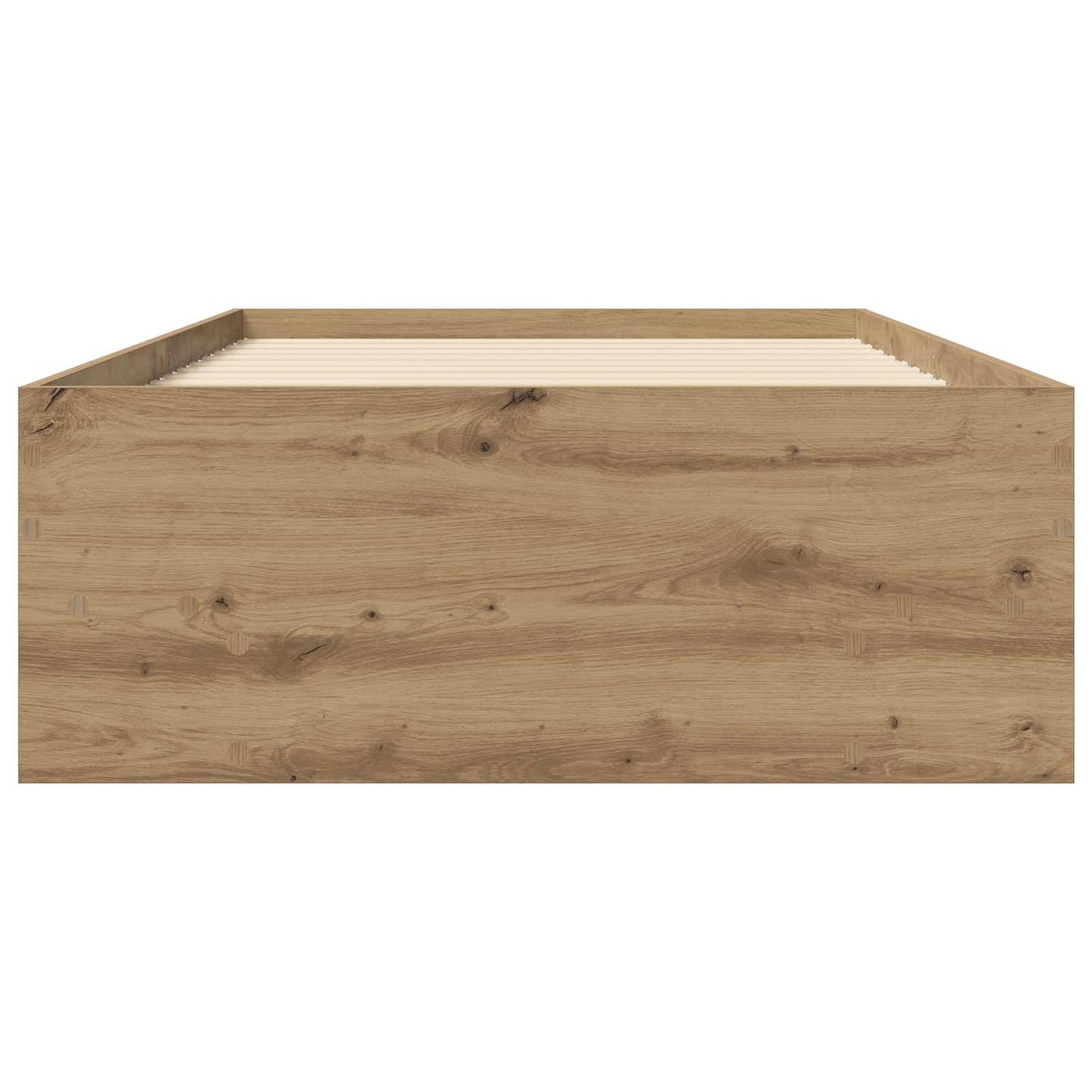 vidaXL Σκελετός Κρεβατιού Artisian Δρυς 80 x 200 cm Επεξεργασμένο Ξύλο