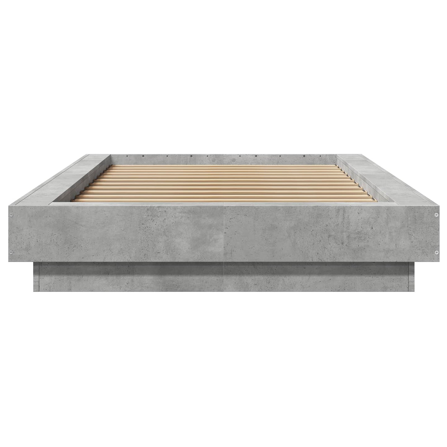 vidaXL Κρεβάτι δαπέδου Γκρι Σκυροδέματος 80 x 210 cm