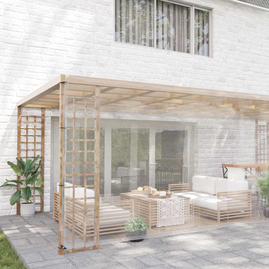 vidaXL Κάλυμμα Φυτών Διαφανές 6 x 12 m PVC
