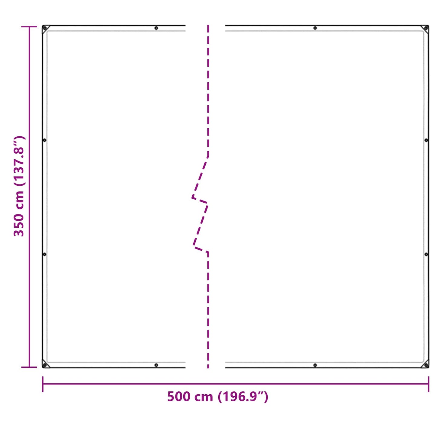 vidaXL Κάλυμμα Φυτών Διαφανές 5 x 3,5 μ PVC
