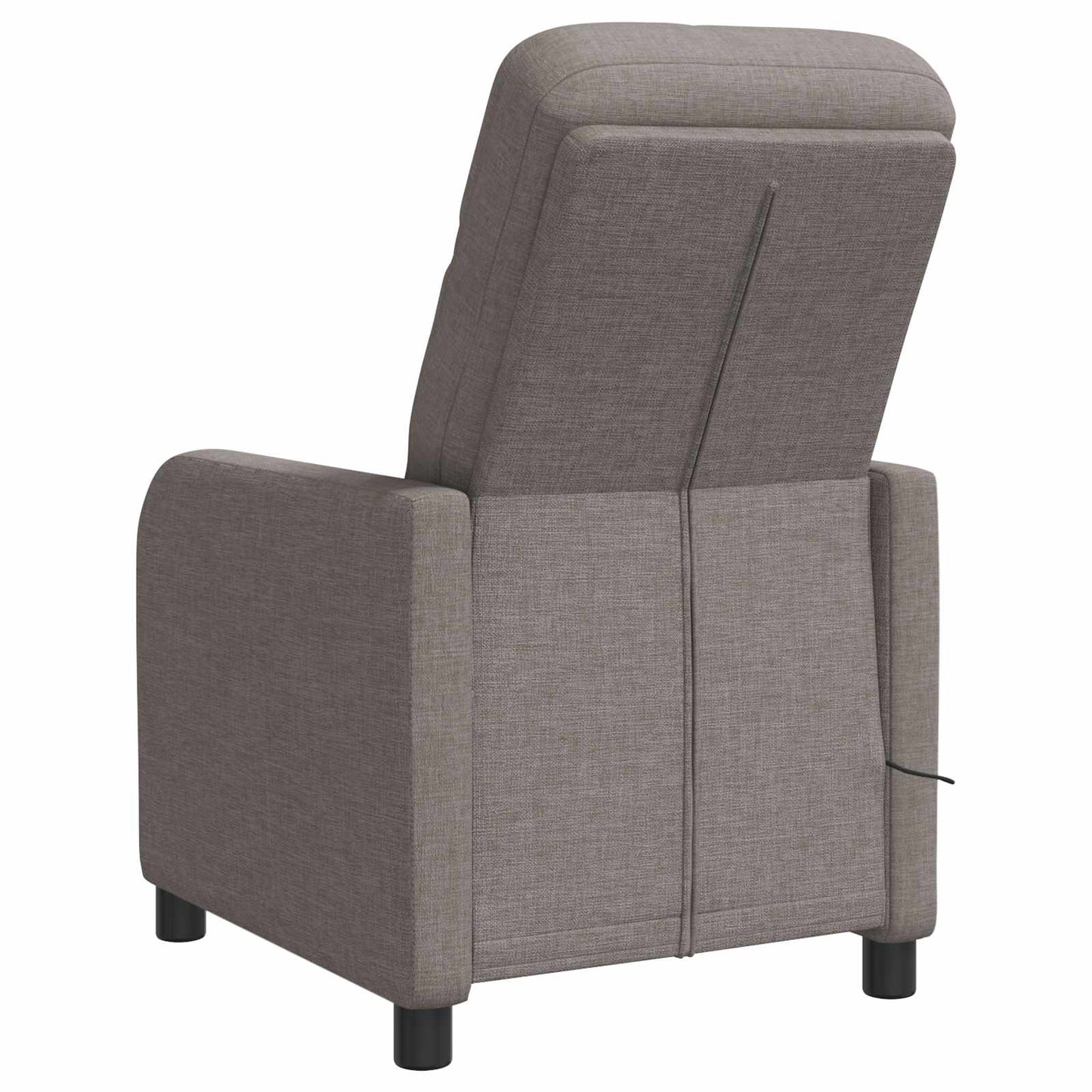 vidaXL Κάθισμα μασάζ Taupe Ύφασμα