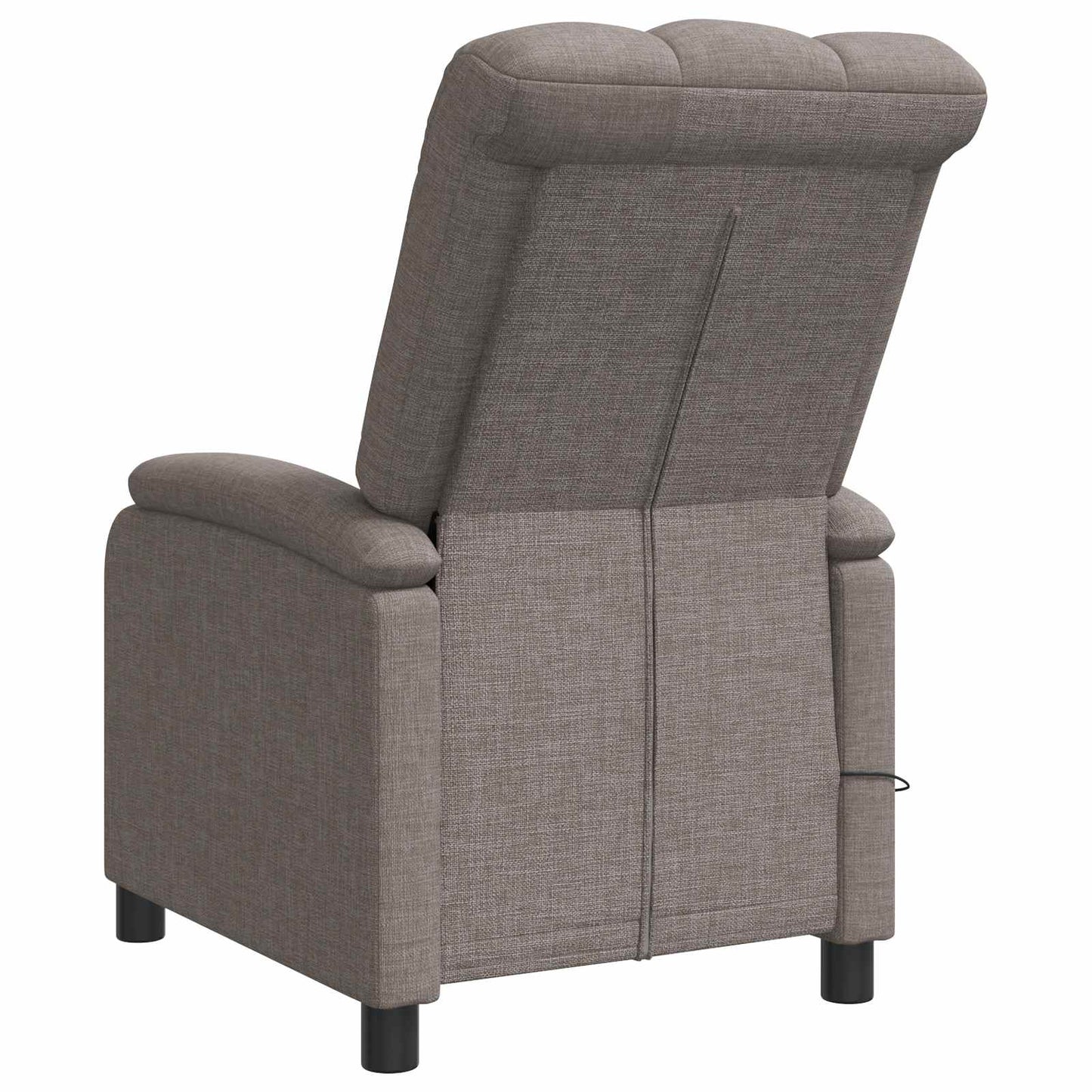 vidaXL Κάθισμα μασάζ Taupe Ύφασμα