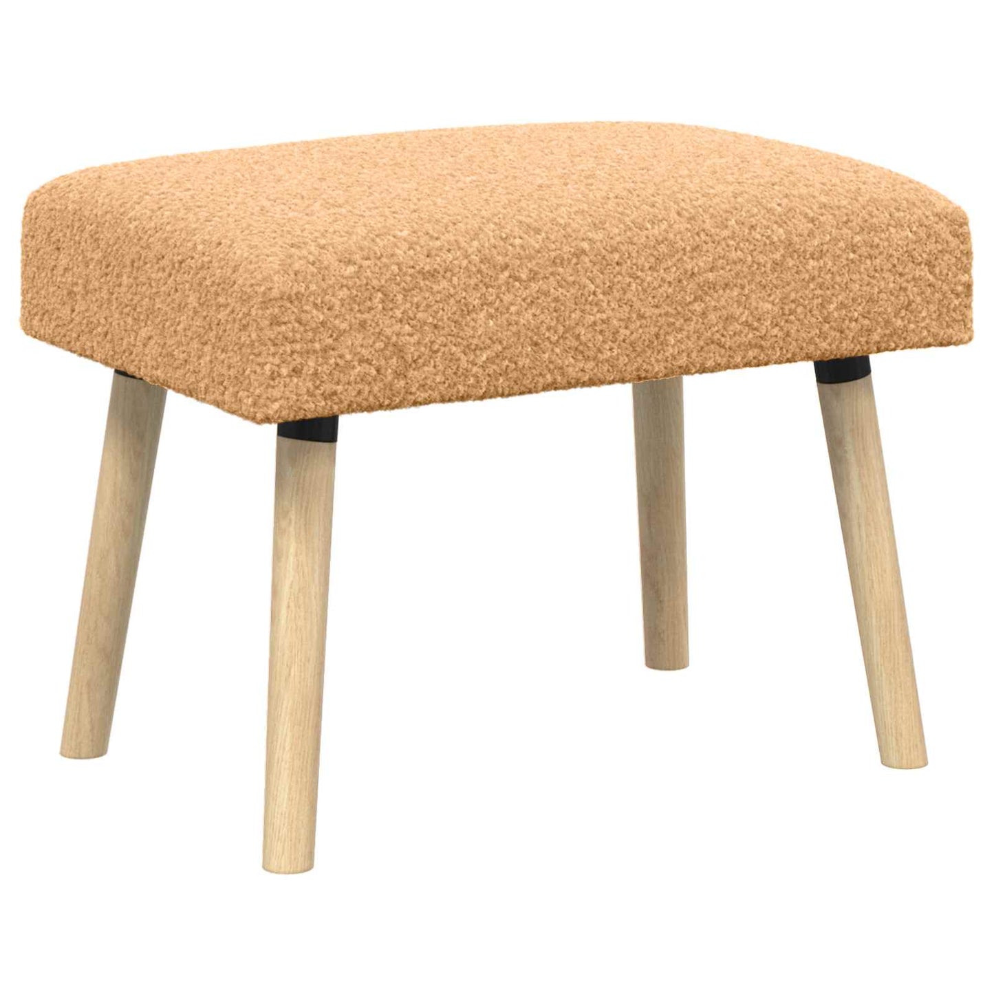 vidaXL παγκάκι Μονόχρωμο Μπεζ 60 x 40 x 45 εκ. Μπουκλέ