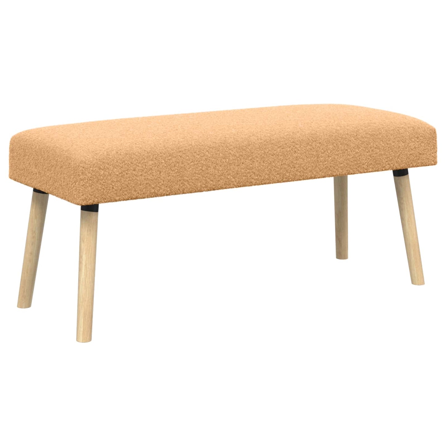 vidaXL παγκάκι Μονόχρωμο Μπεζ 110 x 40 x 46 cm Μπουκλέ