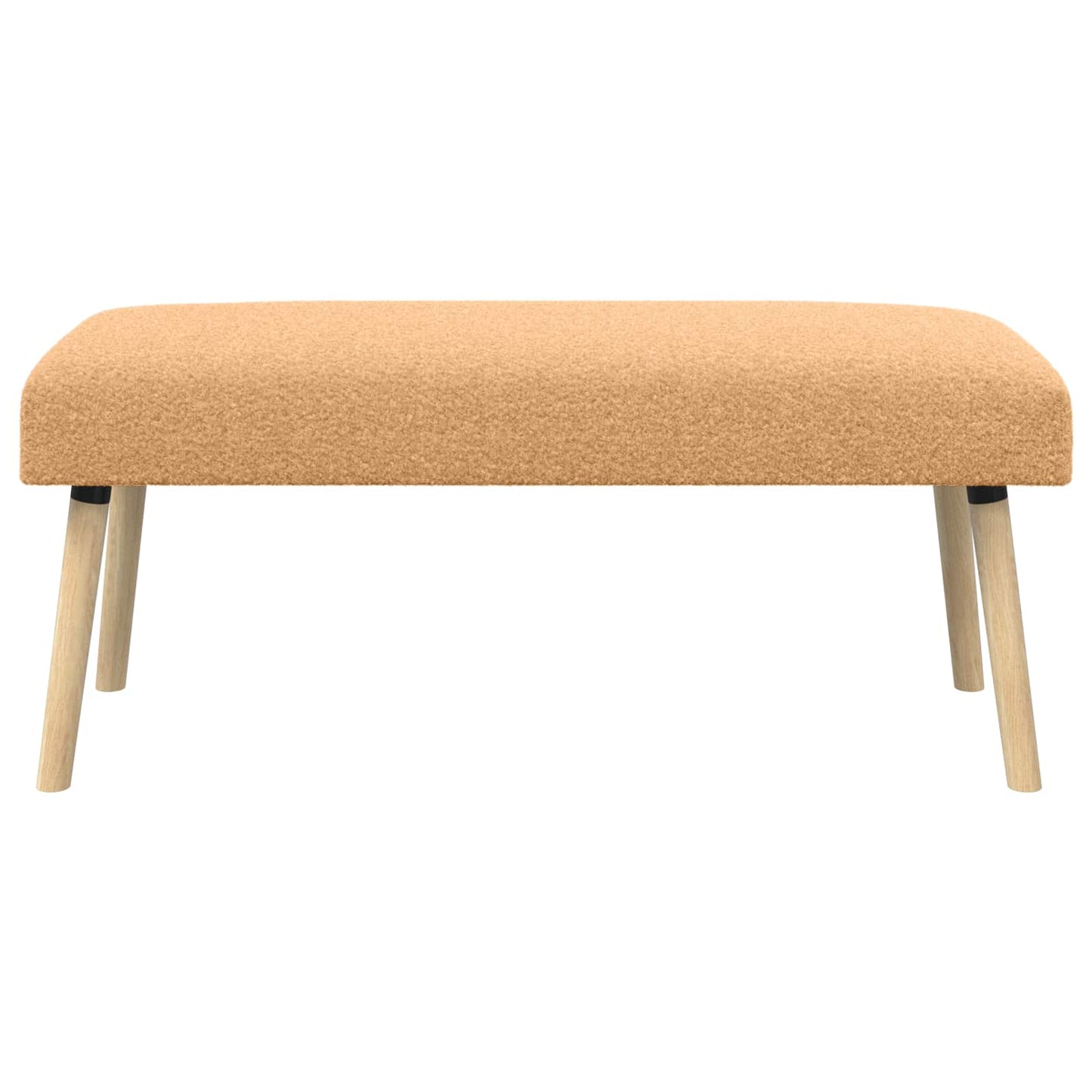 vidaXL παγκάκι Μονόχρωμο Μπεζ 110 x 40 x 46 cm Μπουκλέ