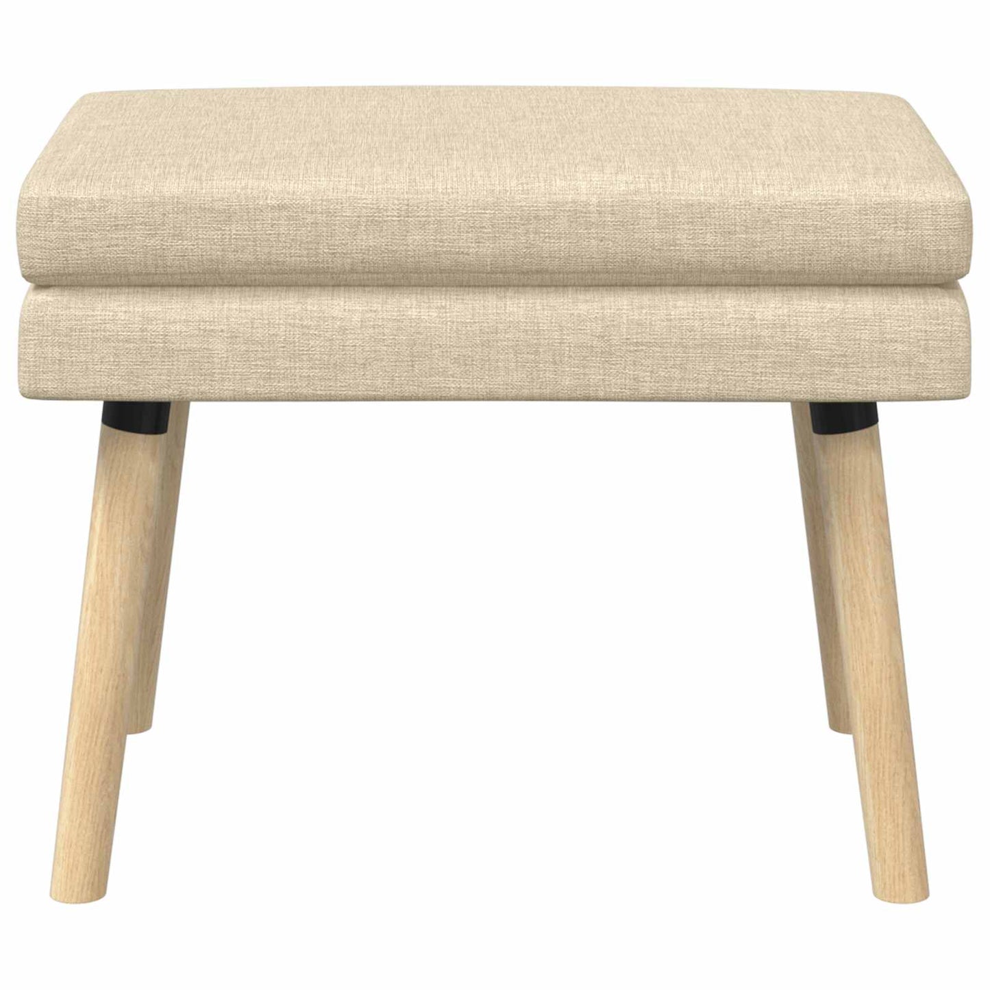 vidaXL Διπλή Επίστρωση Πάγκος Κρεμ 60 x 40 x 46 εκ. Ύφασμα