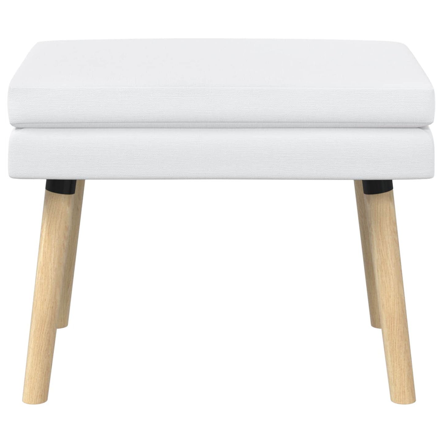 vidaXL Διπλή Επίστρωση Πάγκος Λευκό 60 x 40 x 46 εκ. Ύφασμα