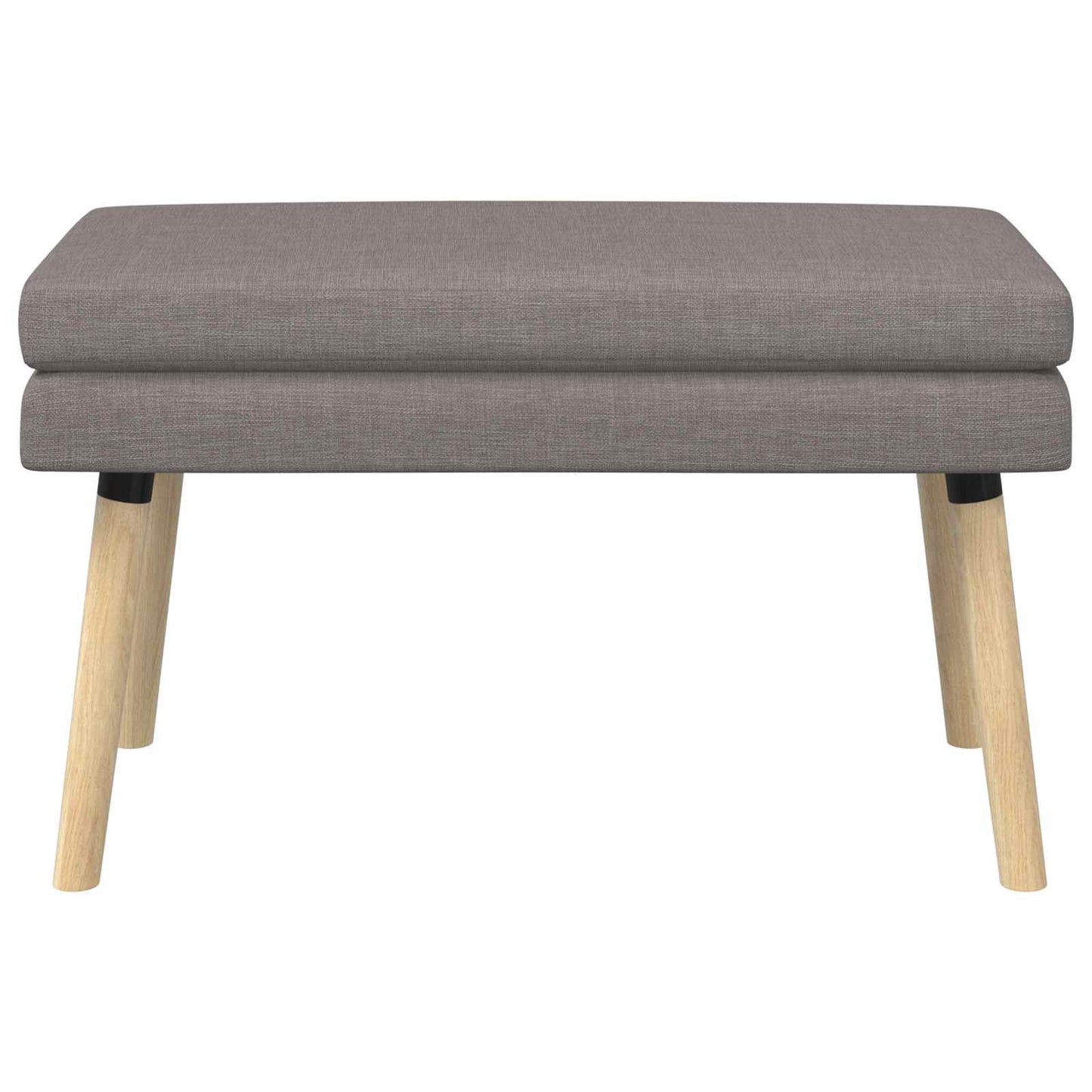 vidaXL Διπλή Επίστρωση Πάγκος Taupe 80 x 40 x 47 εκ. Ύφασμα