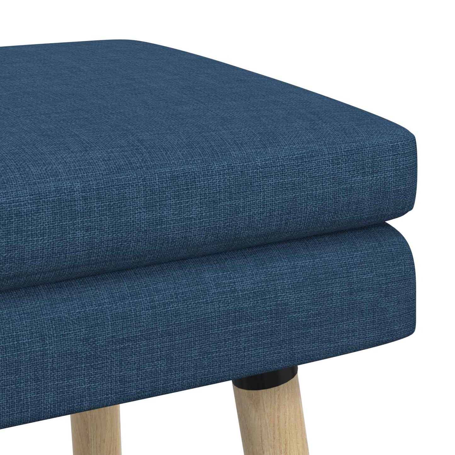 vidaXL Διπλή Επίστρωση Πάγκος Μπλε 110 x 40 x 47 εκ. Ύφασμα