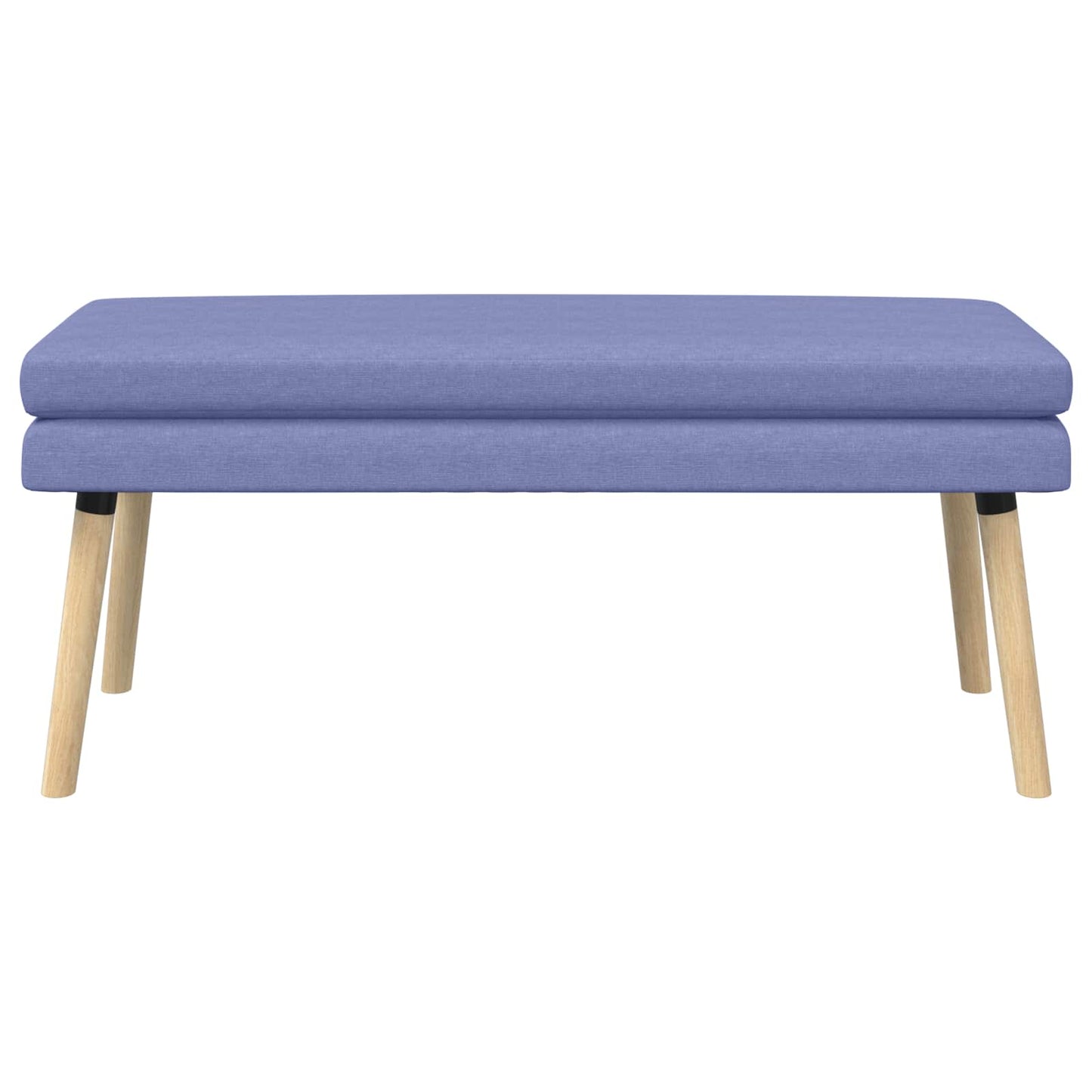 vidaXL Διπλή Επίστρωση Πάγκος Μπλε τζην 110 x 40 x 47 εκ. Ύφασμα