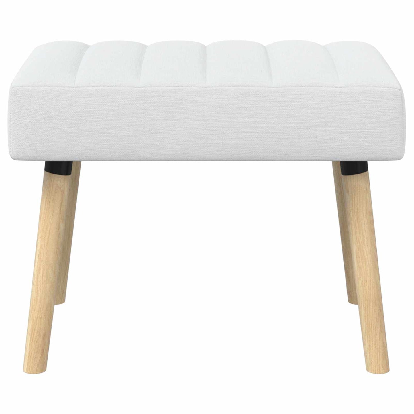 vidaXL Πάγκος με Καναλεύματα Λευκό 60 x 40 x 45 εκ. Ύφασμα