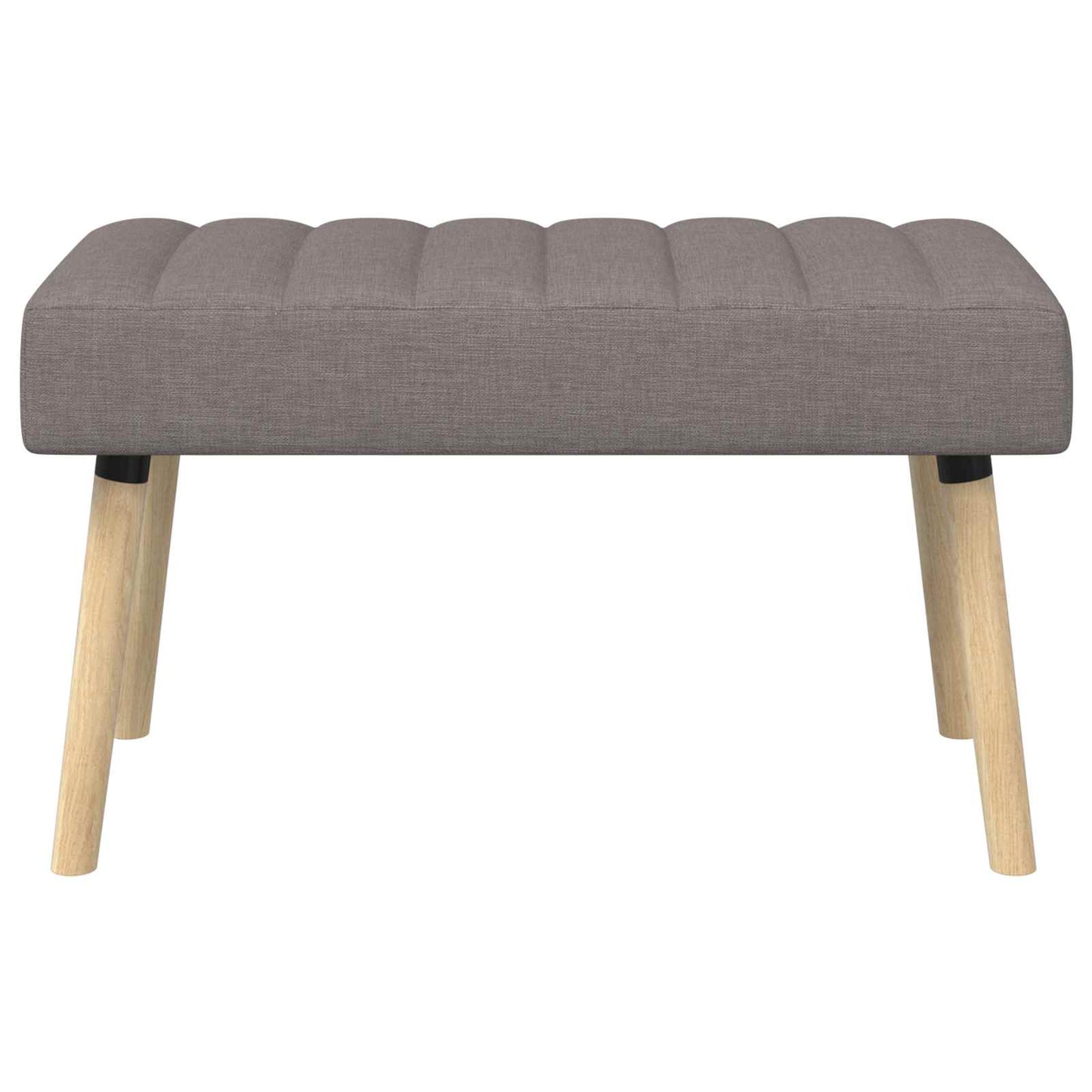 vidaXL Πάγκος με Καναλεύματα Taupe 80 x 40 x 46 εκ. Ύφασμα