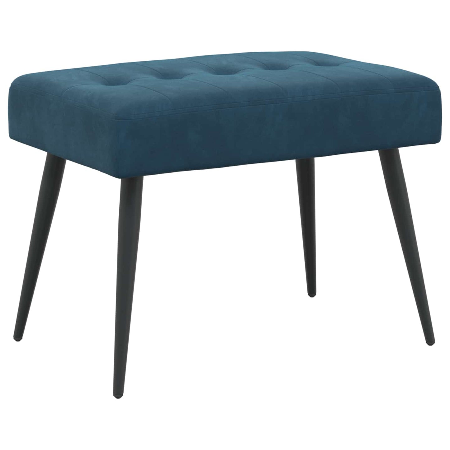 vidaXL Πάγκος με κουμπωτές επιφάνειες Μπλε 60 x 40 x 45 εκ. Βελούδο