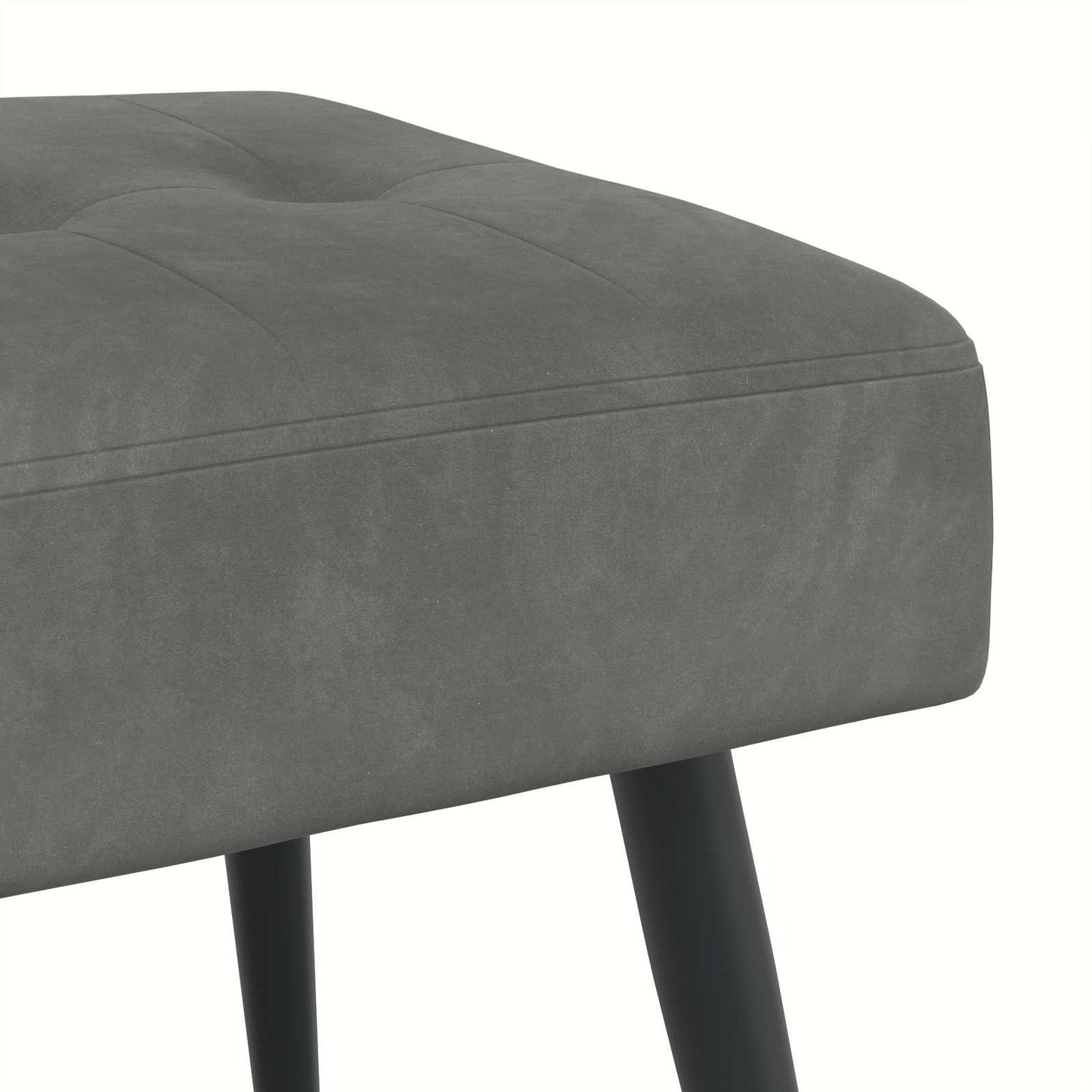 vidaXL Πάγκος με κουμπωτές επιφάνειες Σκούρο Γκρι 80 x 40 x 46 εκ.