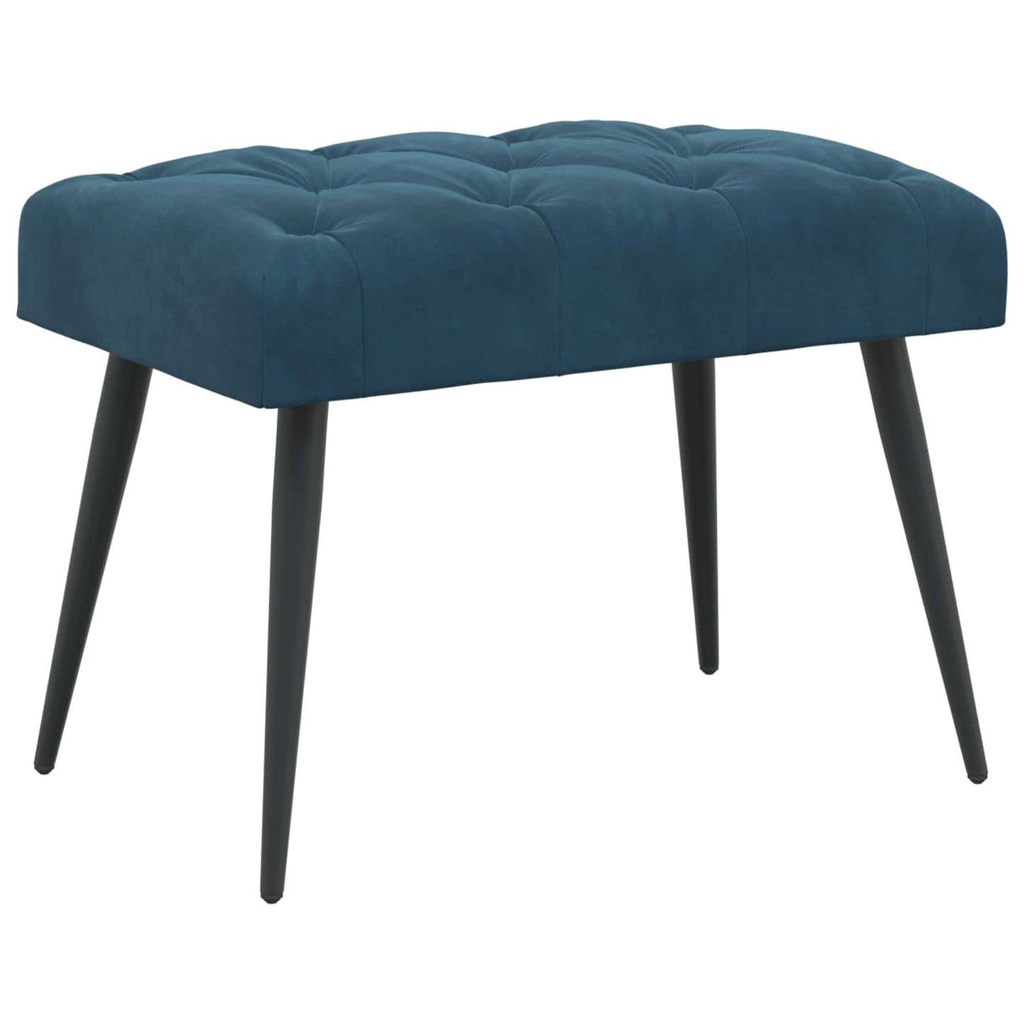 vidaXL Πάγκος με κουμπωτές επιφάνειες Μπλε 60 x 40 x 45 εκ. Βελούδο