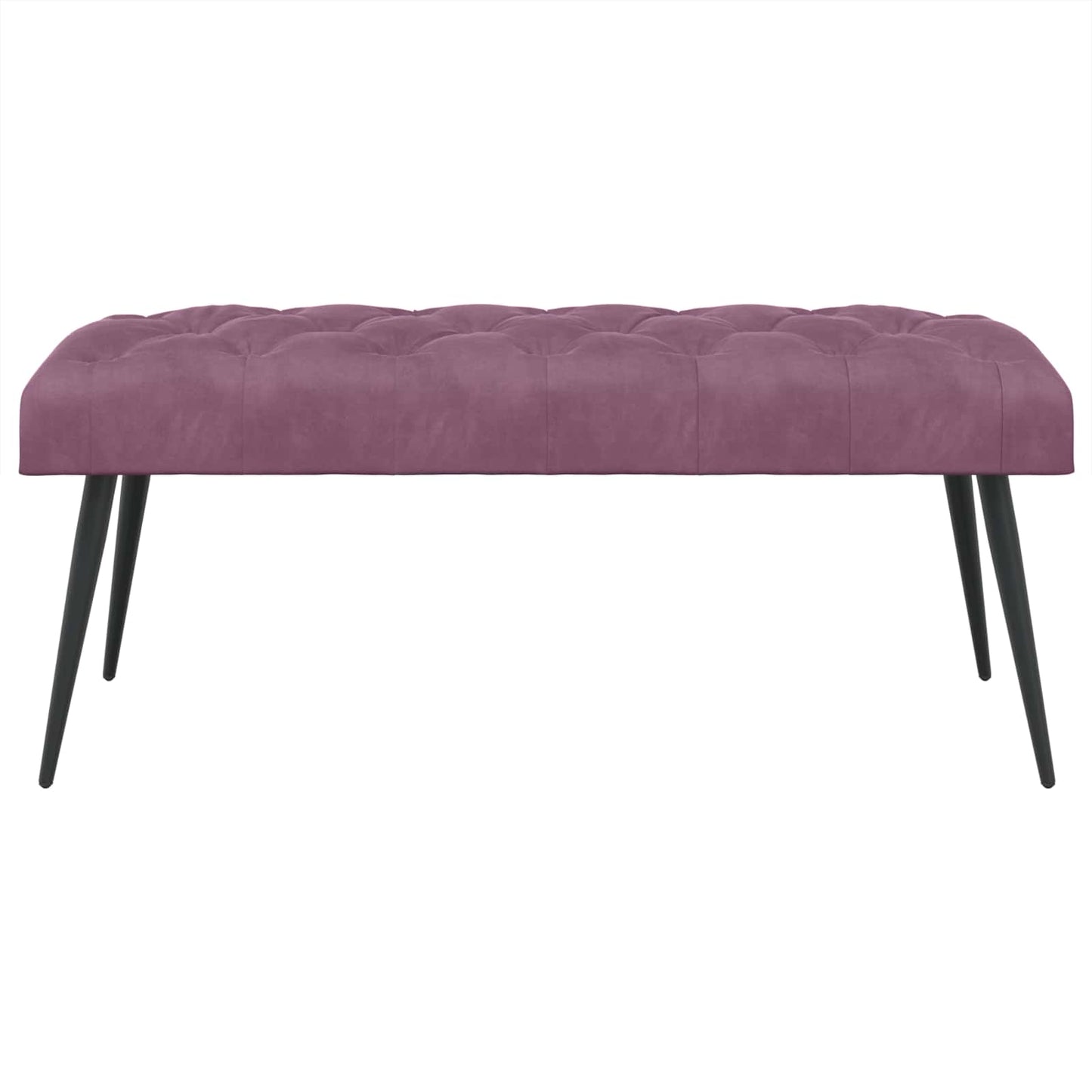 vidaXL Πάγκος με κουμπωτές επιφάνειες Μοβ 110 x 40 x 46 cm Βελούδο