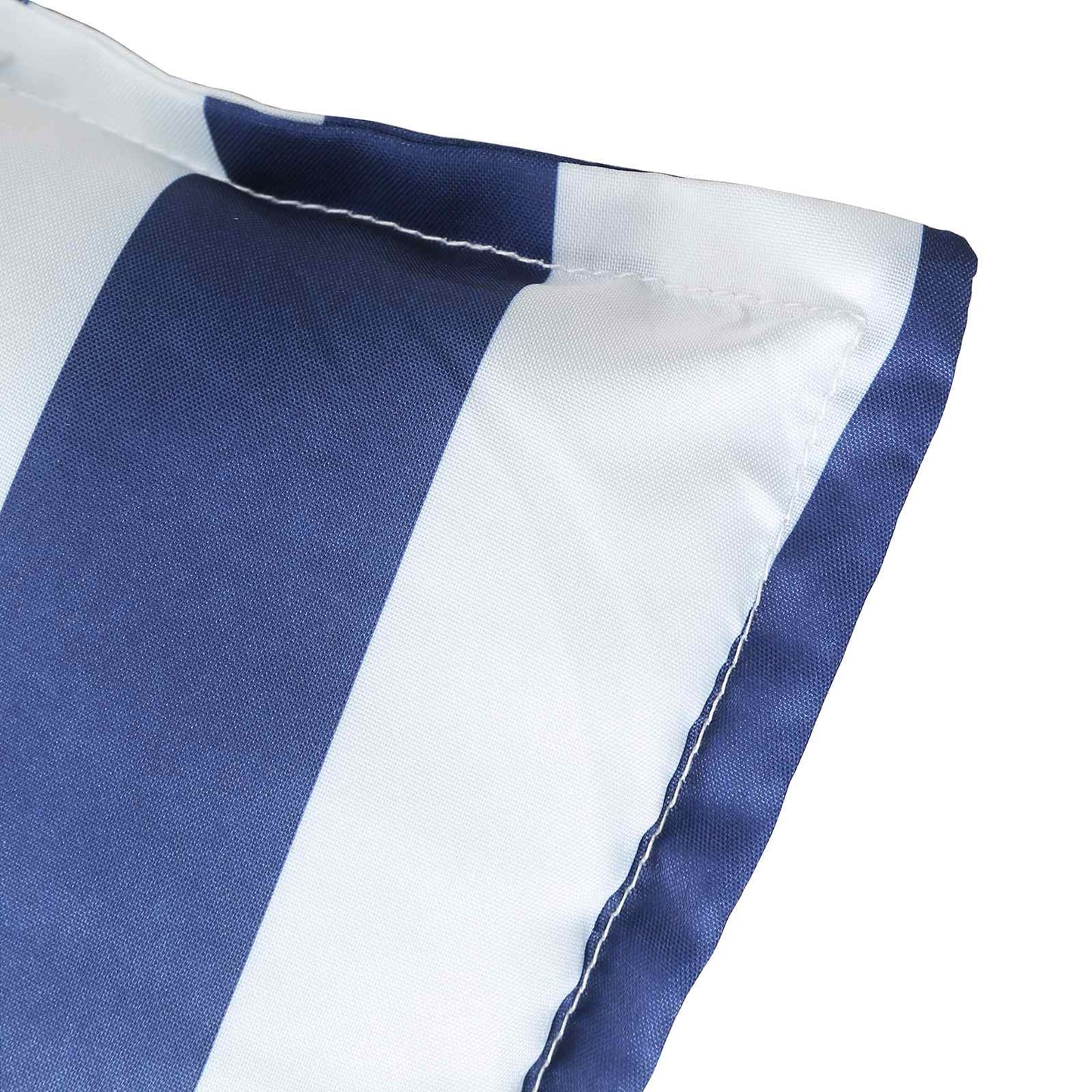 vidaXL Μαξιλάρι Εξωτερικού Χώρου 2 pcs Μπλε και άσπρο 120 x 50 x 7 εκ