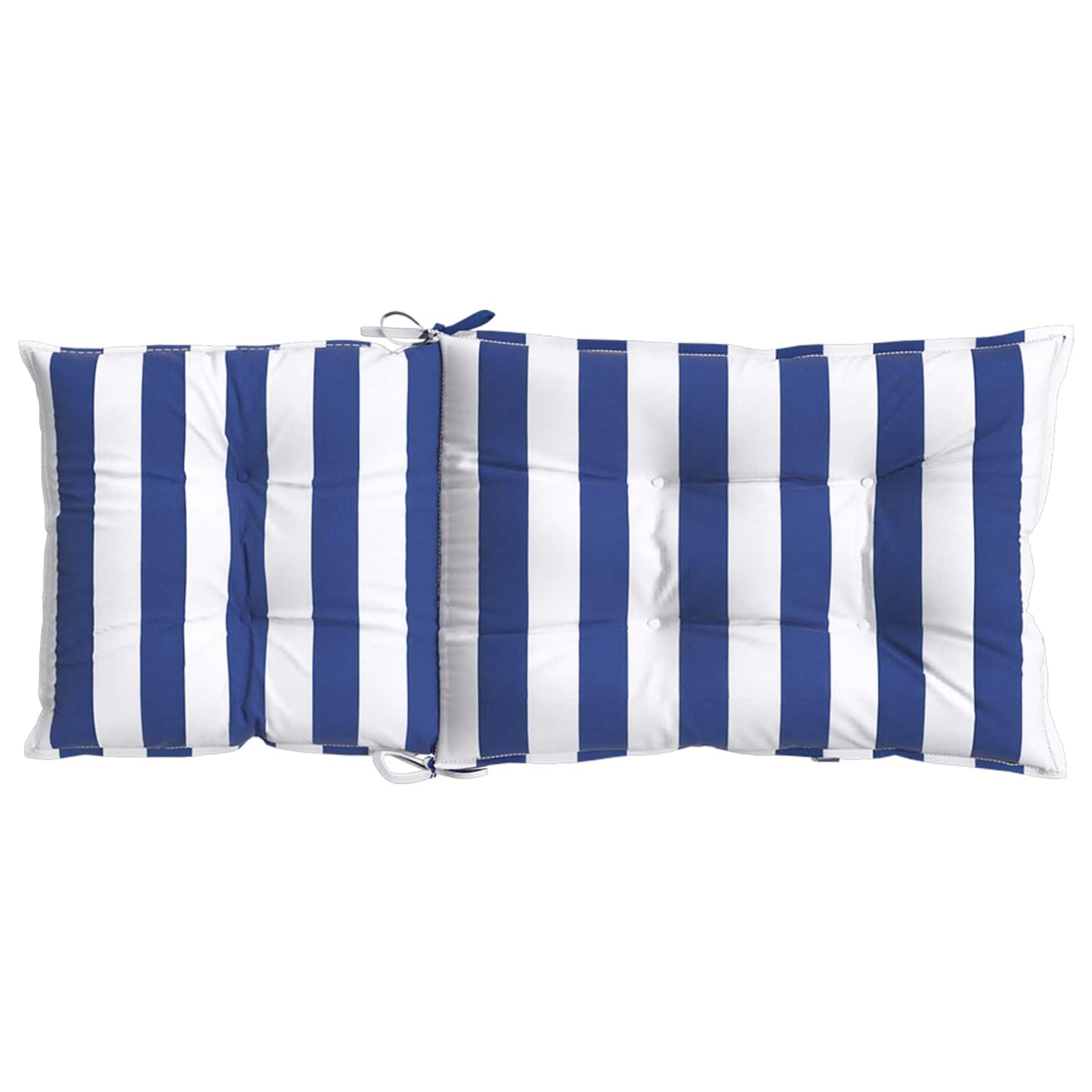vidaXL Μαξιλάρι Εξωτερικού Χώρου 4 pcs Μπλε και άσπρο 120 x 50 x 7 εκ