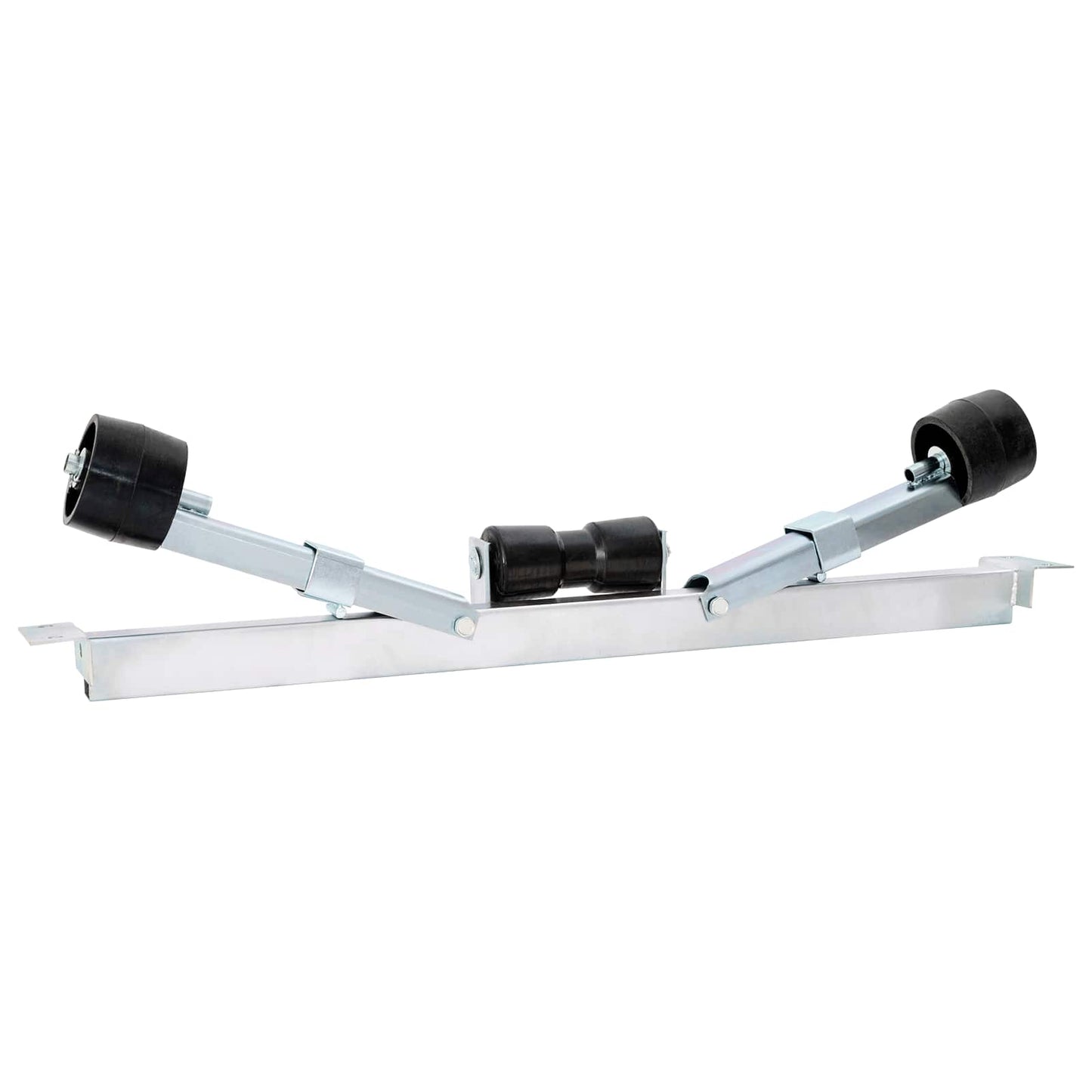 vidaXL Κάτω Στήριξη Τρέιλερ Σκάφους 90,5 x 12 x 32 εκ. Ασημί