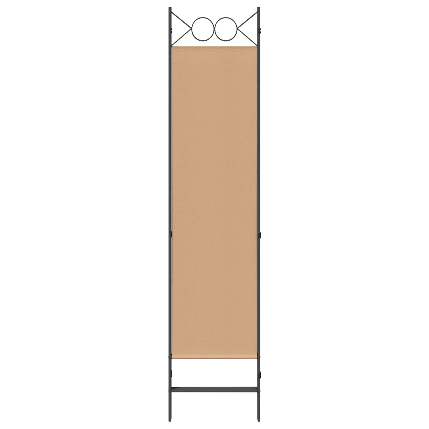 vidaXL 3-Panel Room Divider Μπεζ 120 x 180 cm Ύφασμα