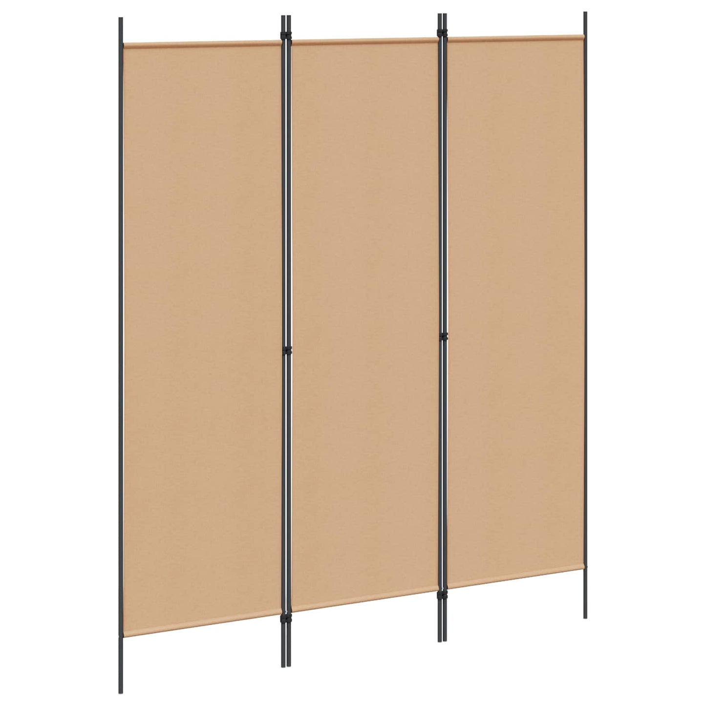 vidaXL Διαχωριστικό Δωματίου Μπεζ 150 x 180 cm Ύφασμα