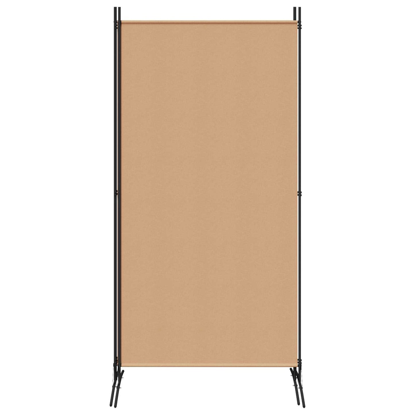 vidaXL 3-Panel Room Divider Μπεζ 260 x 180 cm Ύφασμα